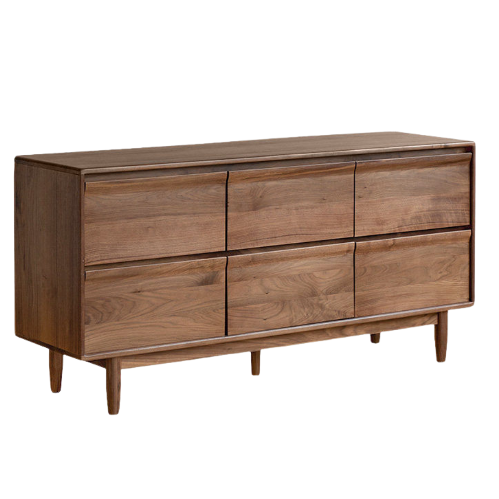 Black Walnut, Sandalwood Solid Wood Dresser