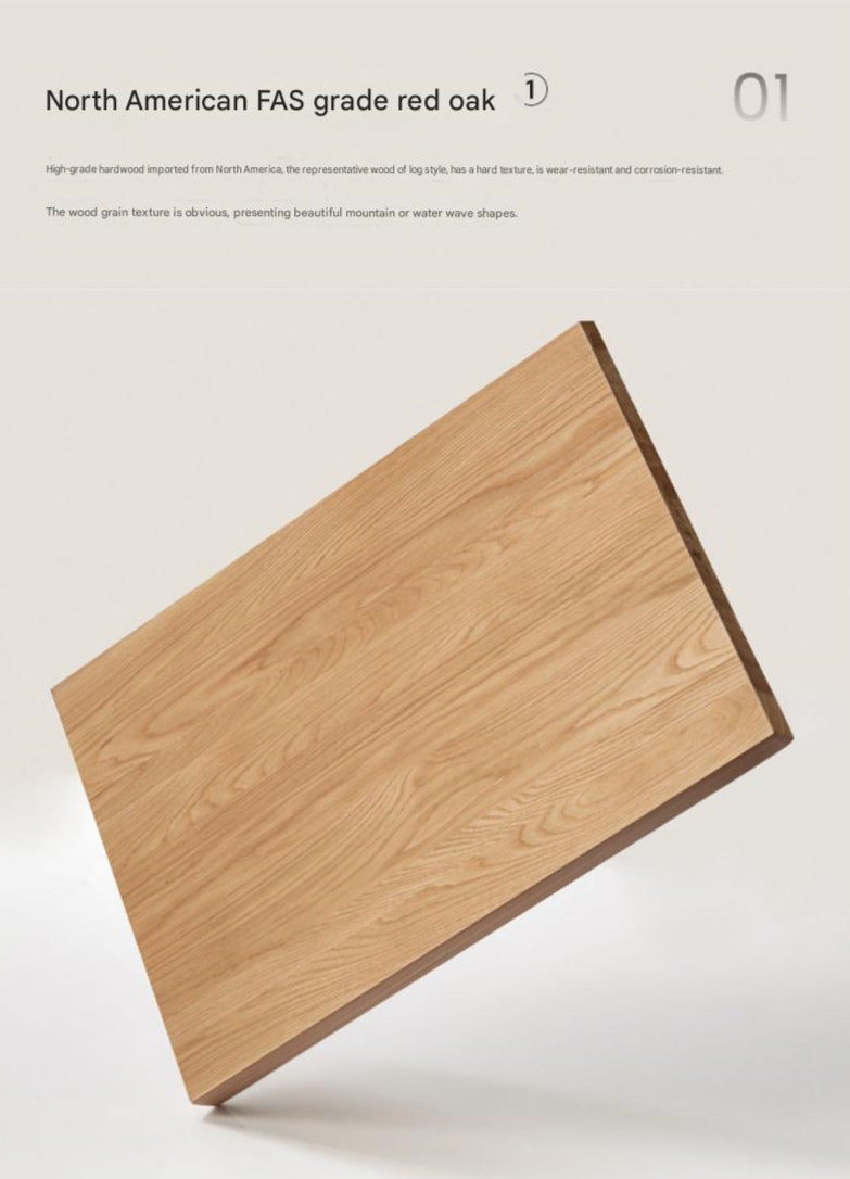 Oak, Black Walnut, Beech Solid Wood Lifting Side Table