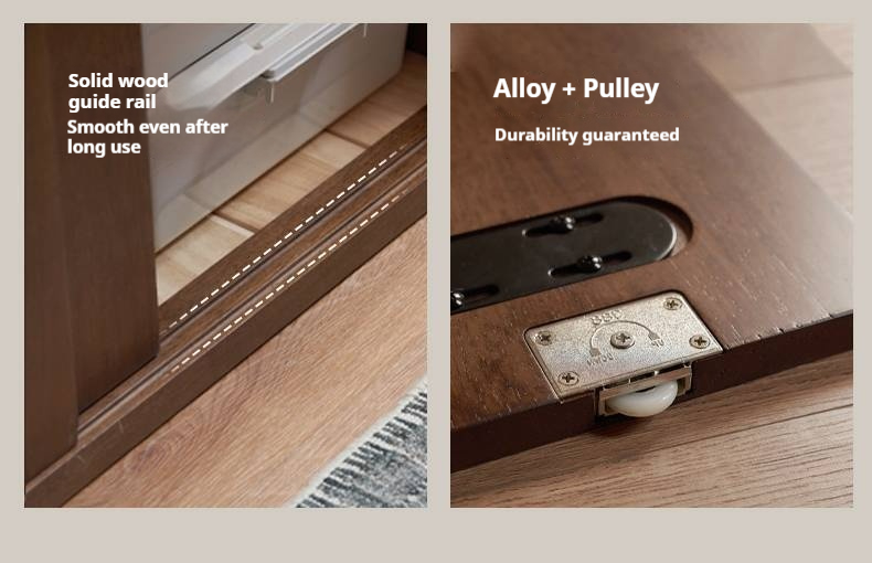 Rubberwood Solid Wood Modern Simple Box Platform Bed, Headboard-Free Bed