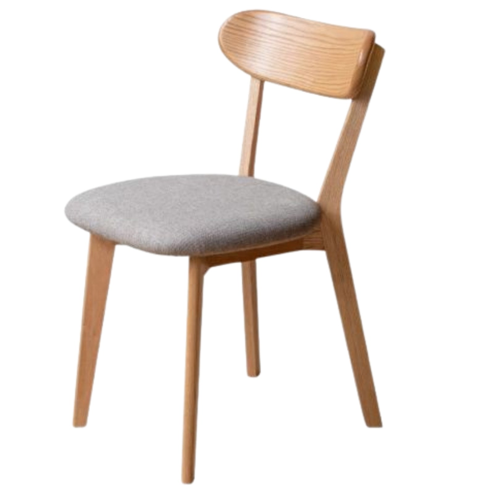 Oak Solid Wood Backrest Dining Chair.