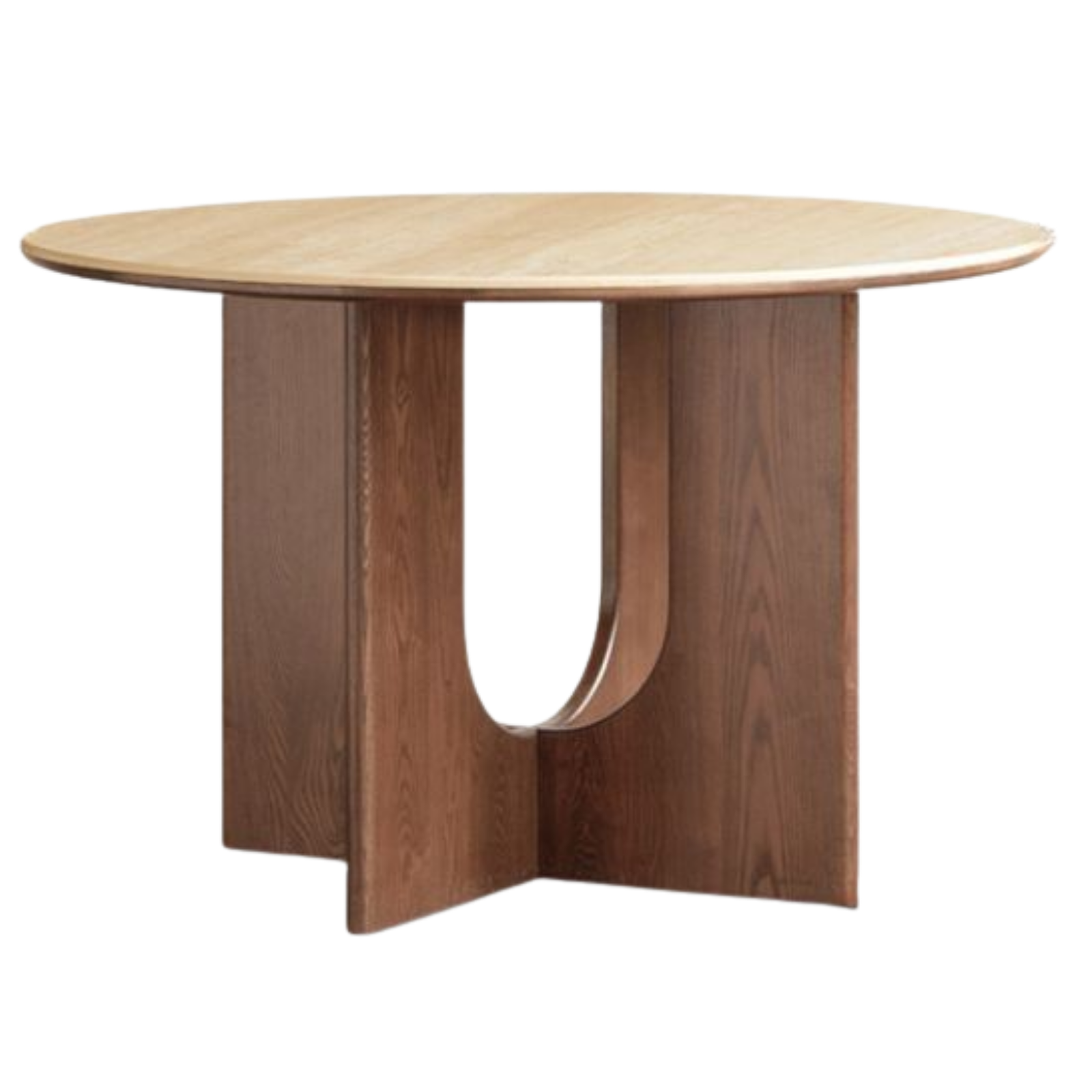 Ash Solid Wood Vintage Style Dining Table