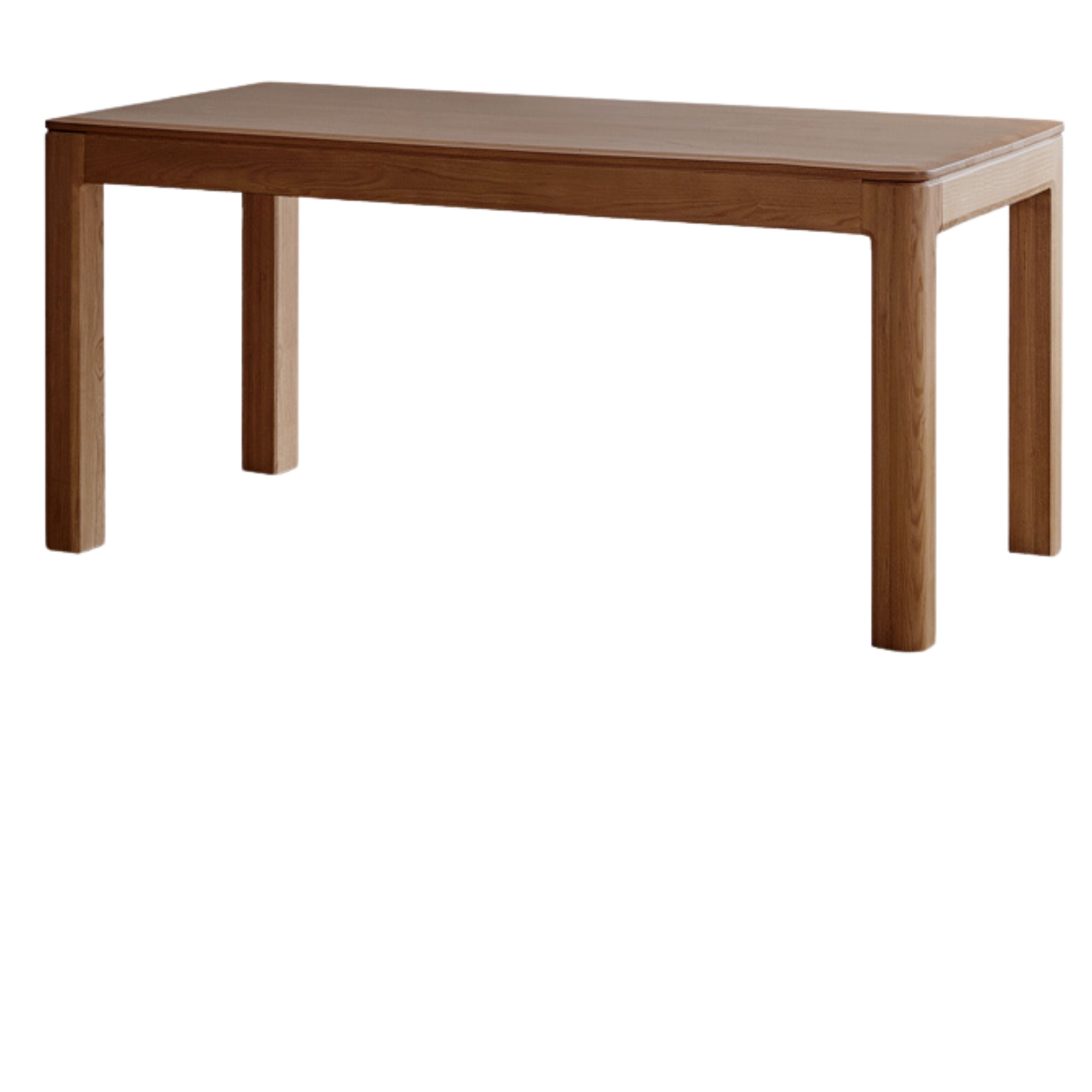 Black Walnut, Ash, Red Oak, Sandalwood Solid Wood Large Dining Table