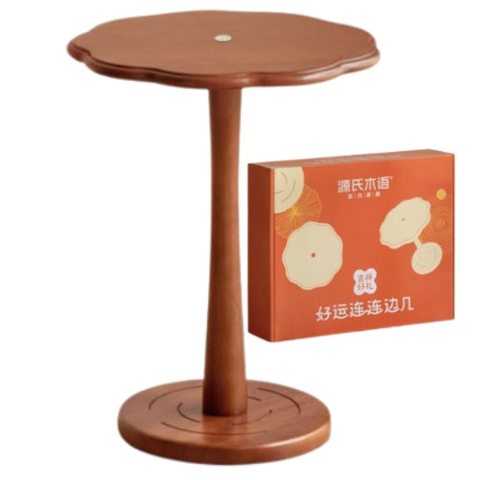Poplar Solid Wood French Side Table