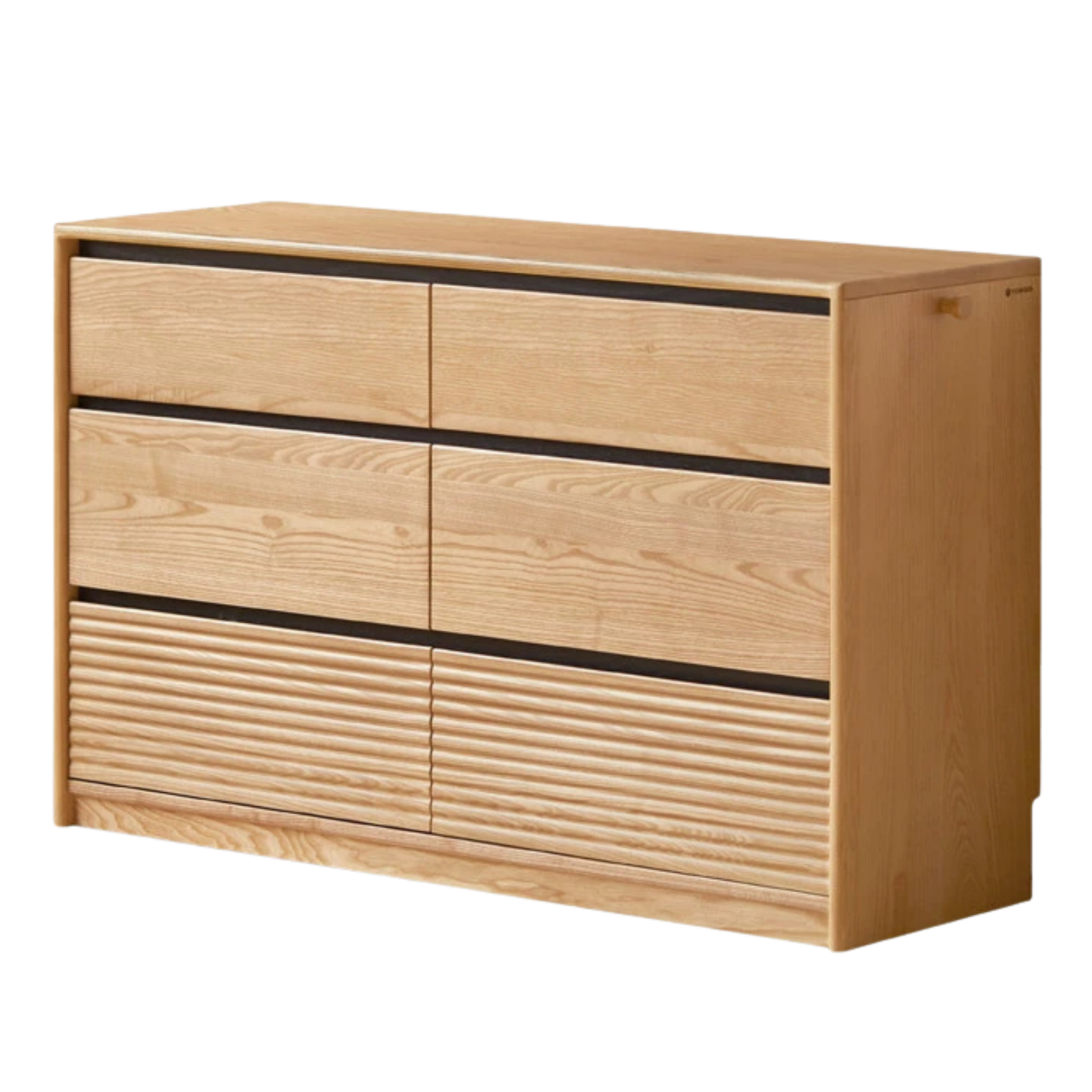 Ash Solid Wood Modern Minimalist Chest Of Drawers