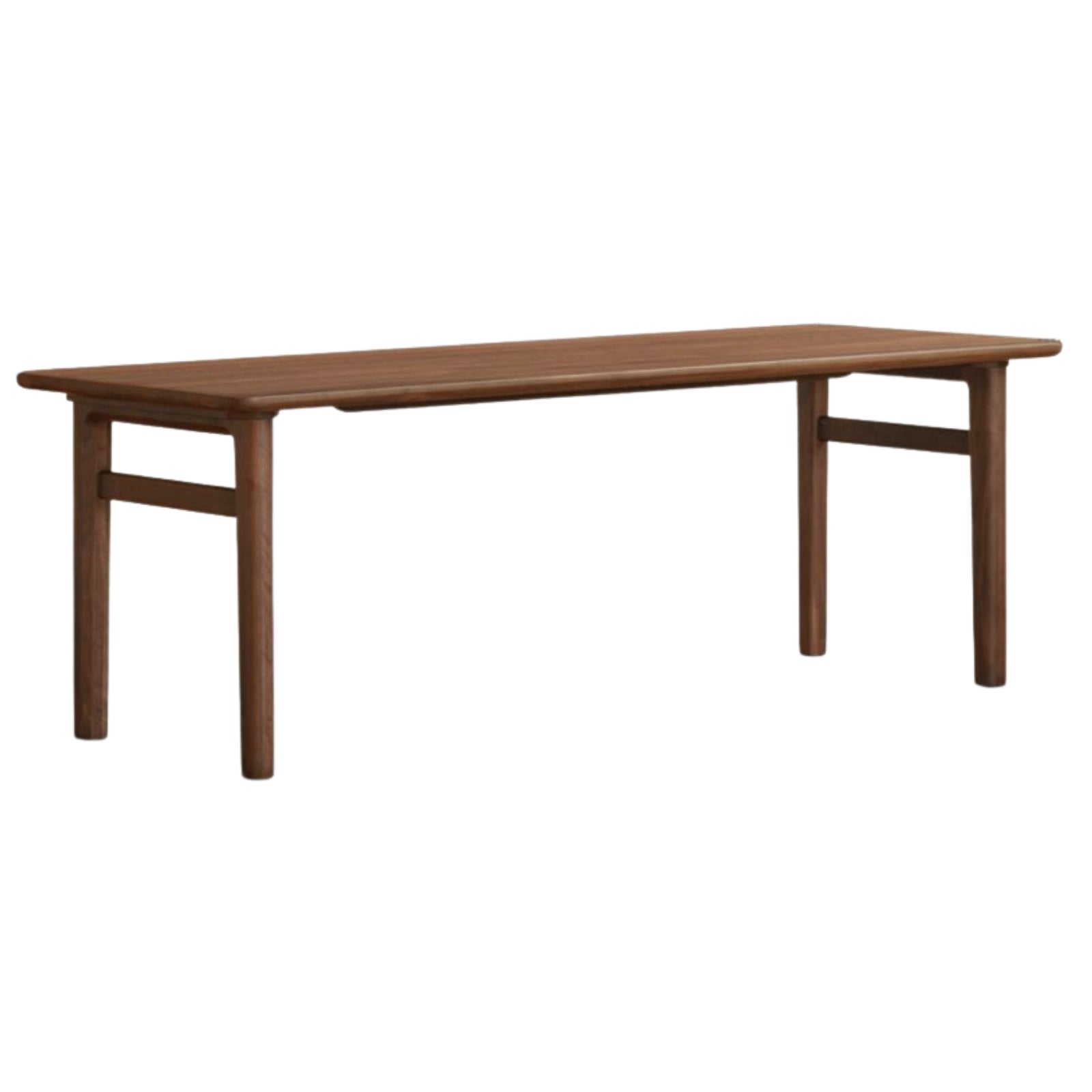 Black Walnut Solid Wood Modern Office Desk