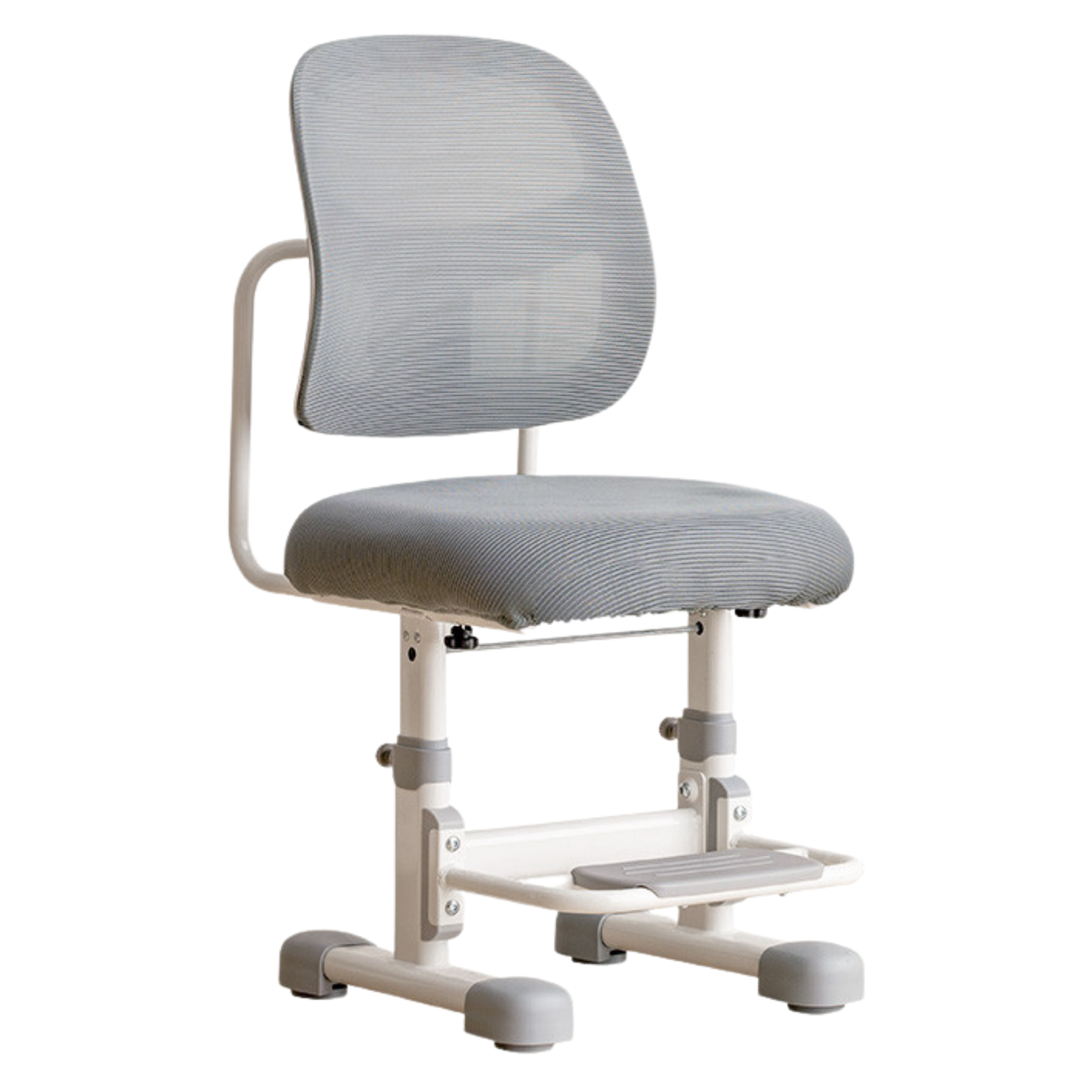 Ergonomic Height-Adjustable Kids Study Chair with Mesh Back and Footrest