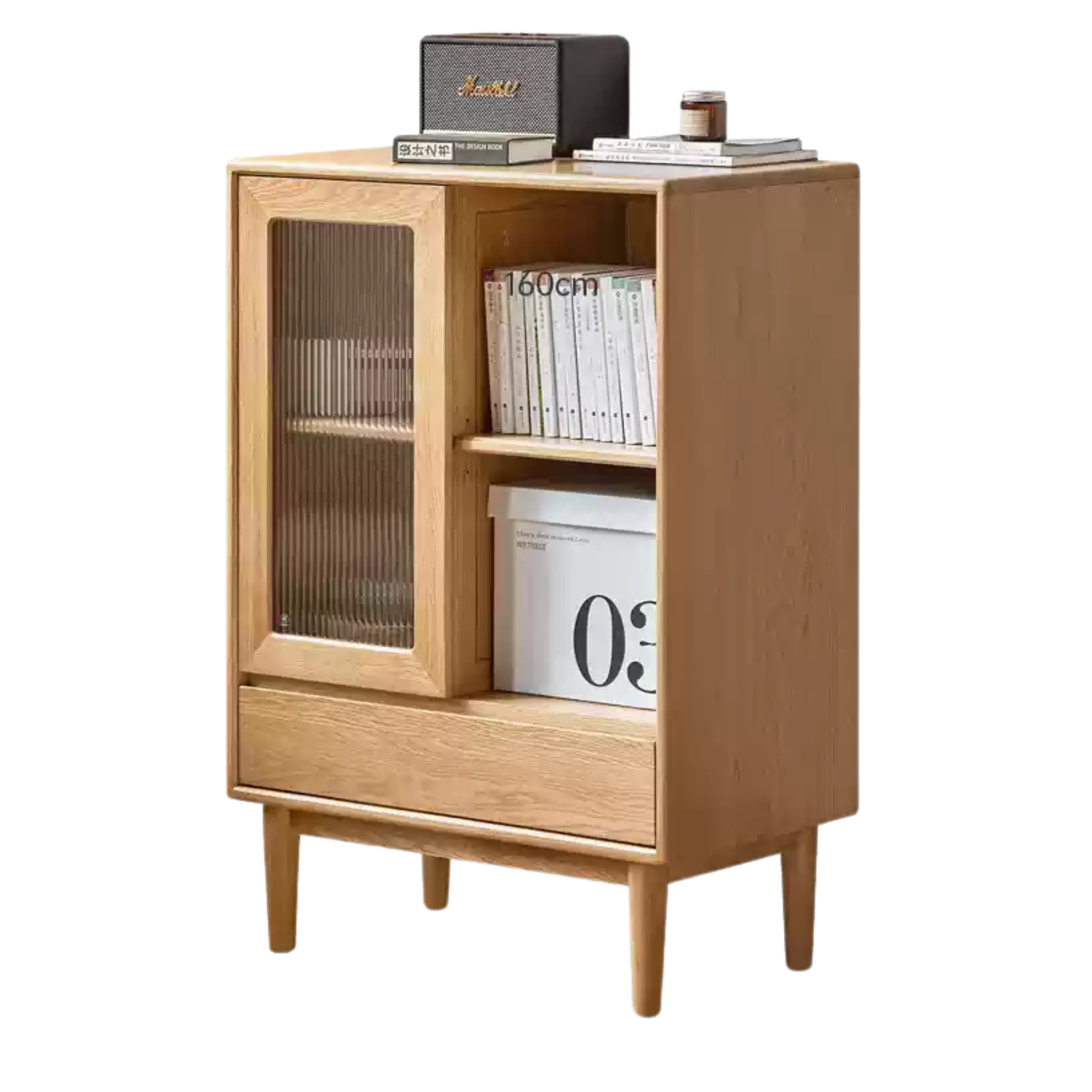 Oak, Ash Solid Wood Side Cabinet