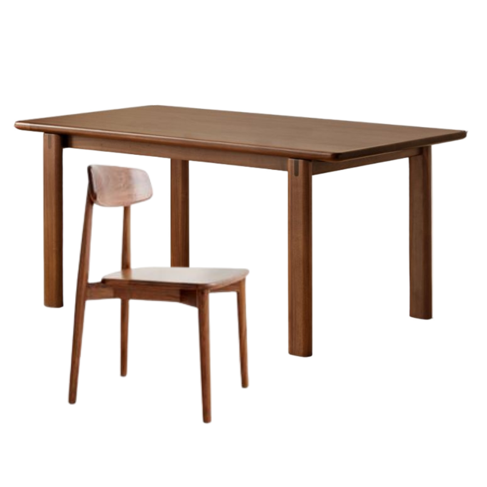 Black Walnut, Oak Solid Wood Large Board Dining Table