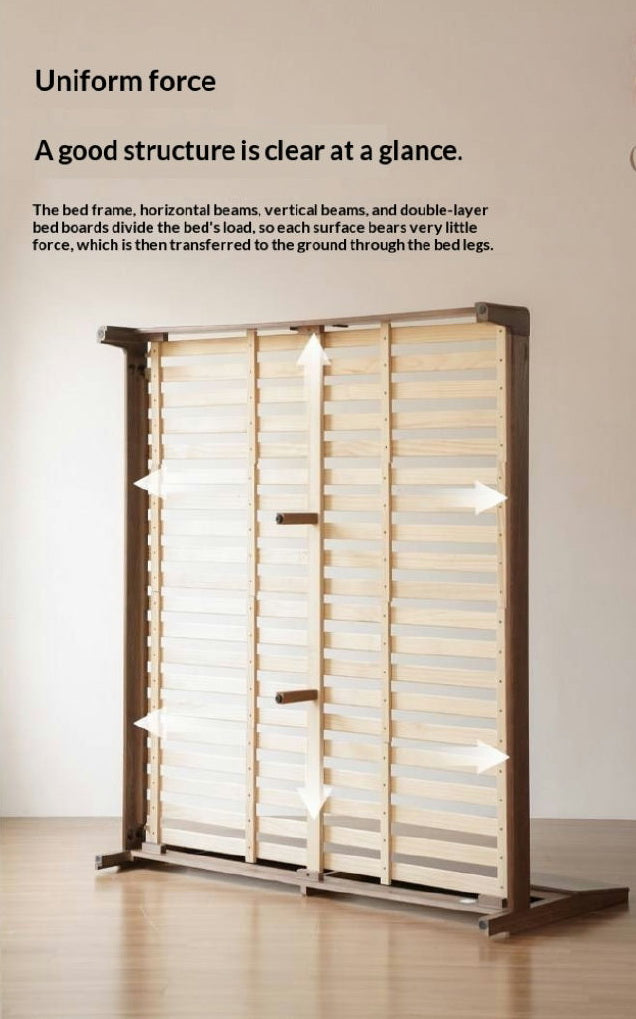 Oak Solid Wood Bed Modern