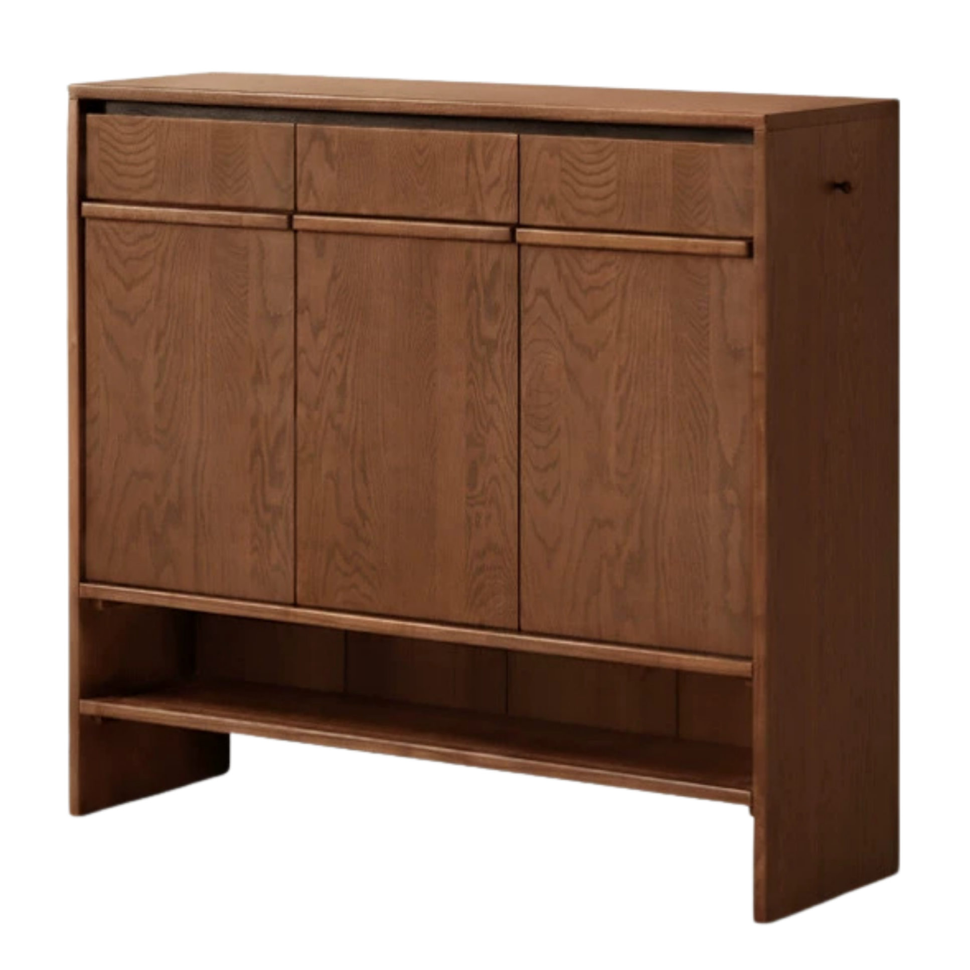 Oak Solid Wood Capacity Shoe Cabinet