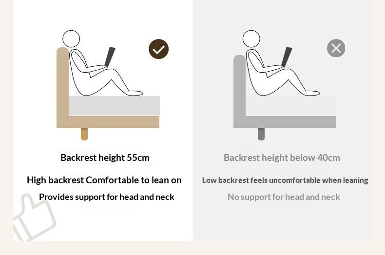 Oak Solid Wood Bed — Simple Style with Multifunctional Upholstered Design