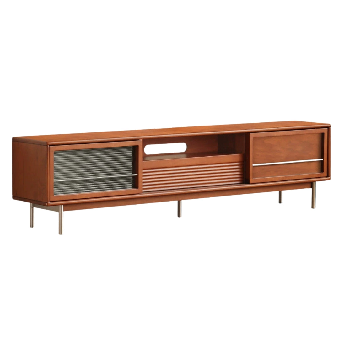 Tulipwood Solid Wood Bauhaus Style TV Cabinet