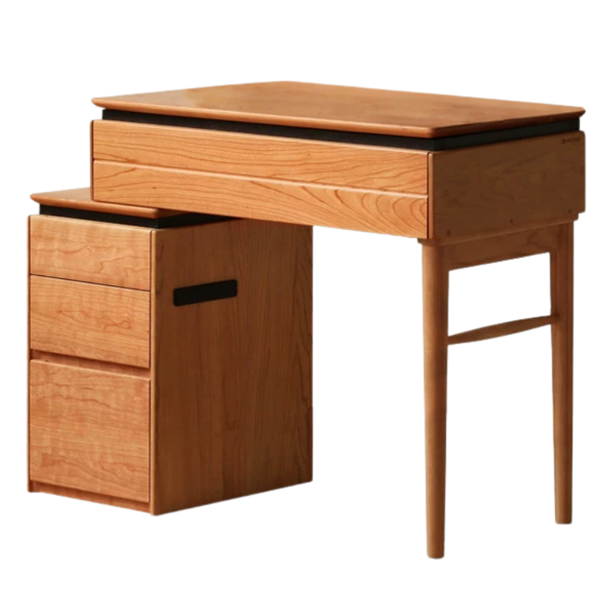 Cherry Solid Wood Retractable Vanity Table