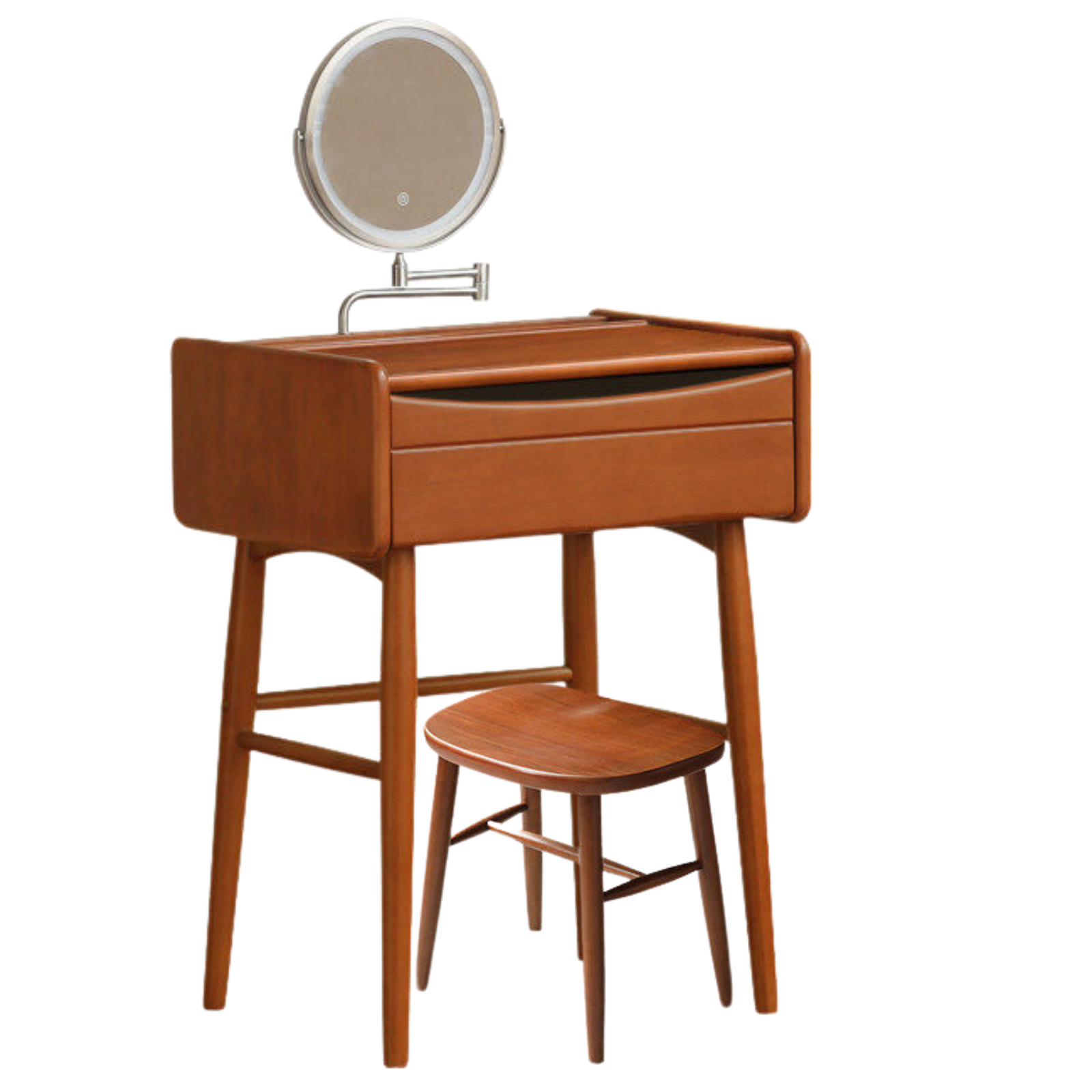Tulipwood Solid Wood Multi Functional Retro Vanity Table.