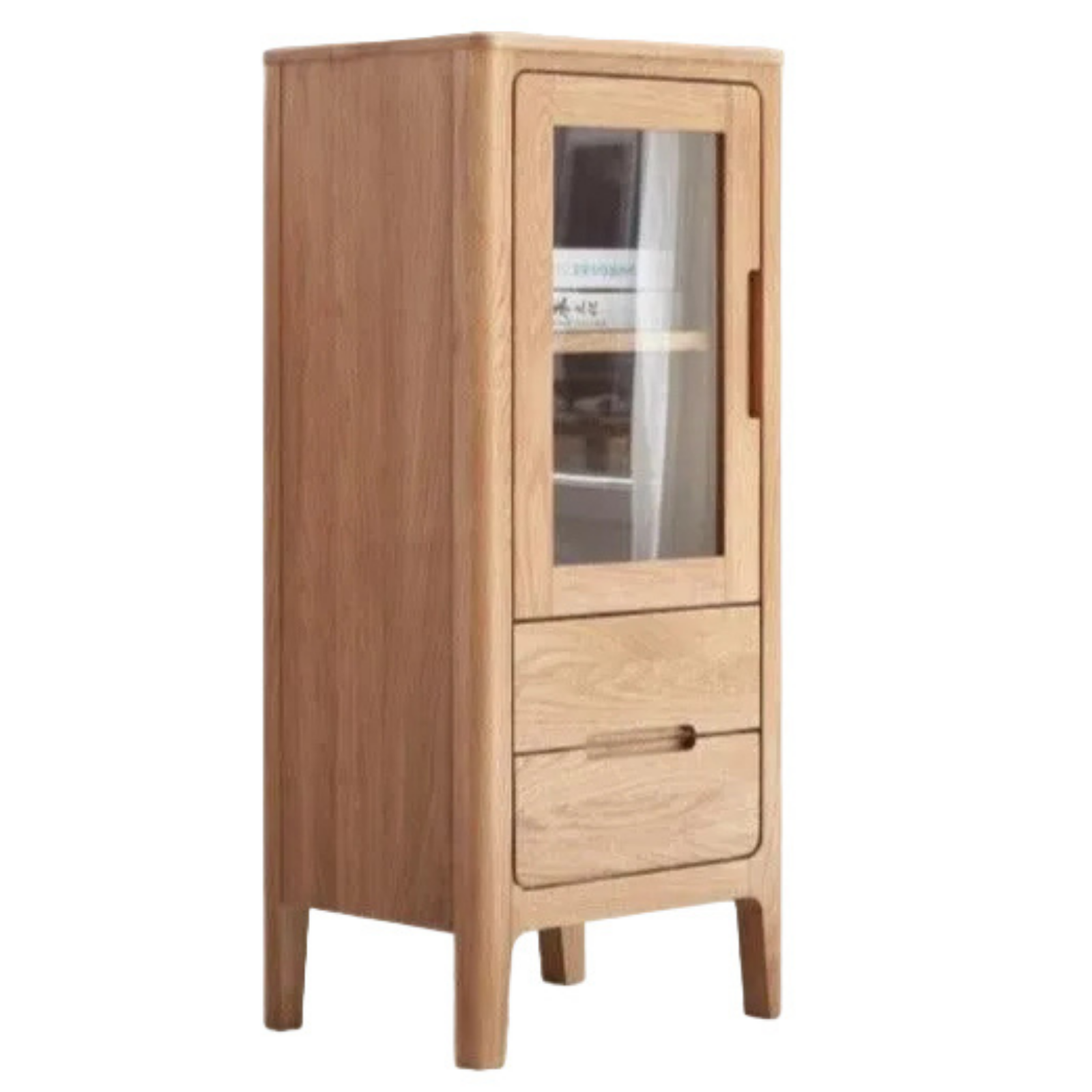 Oak Solid Wood Nordic Side Cabinet
