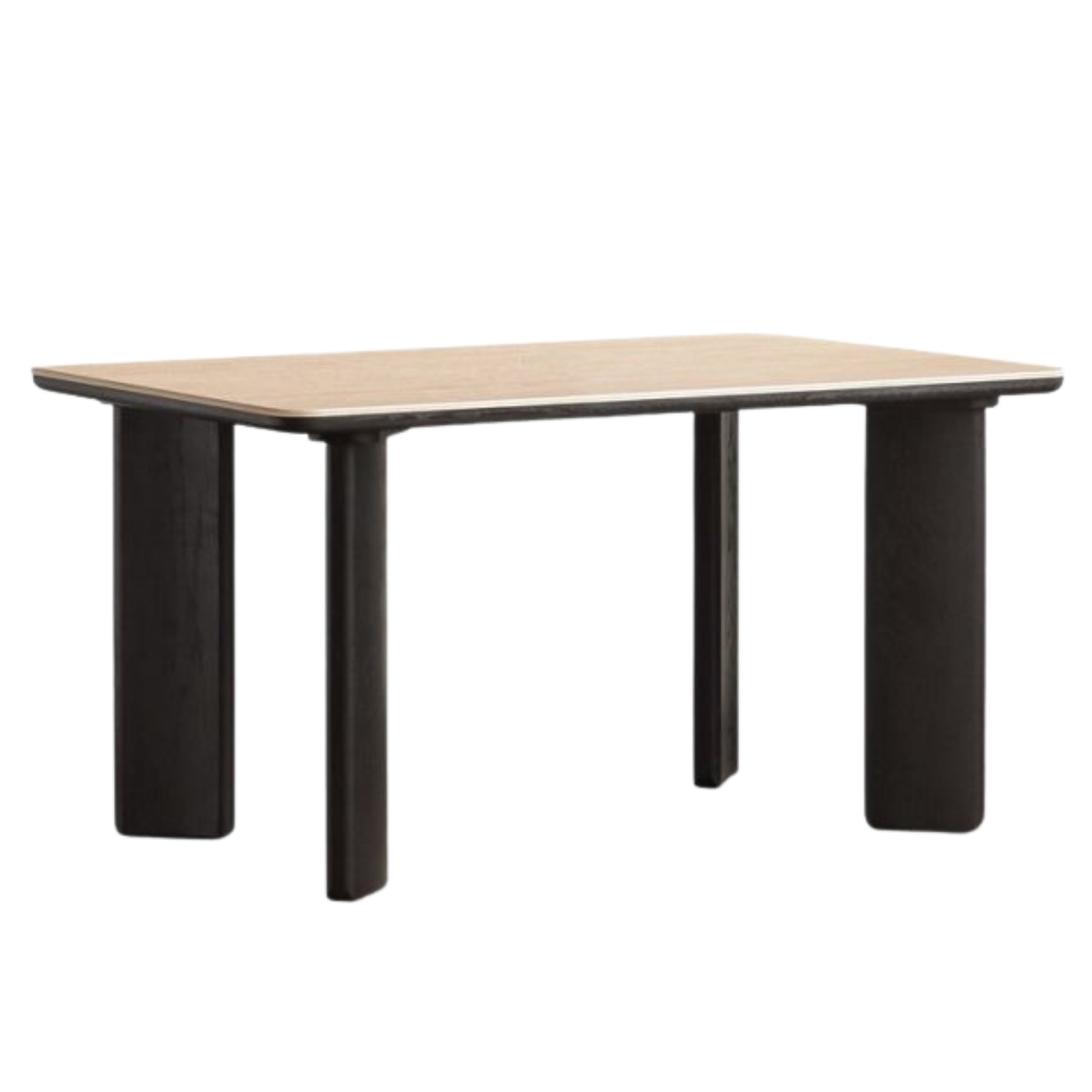 Oak Solid Wood Modern Cave Stone Rock Plate Dining Table