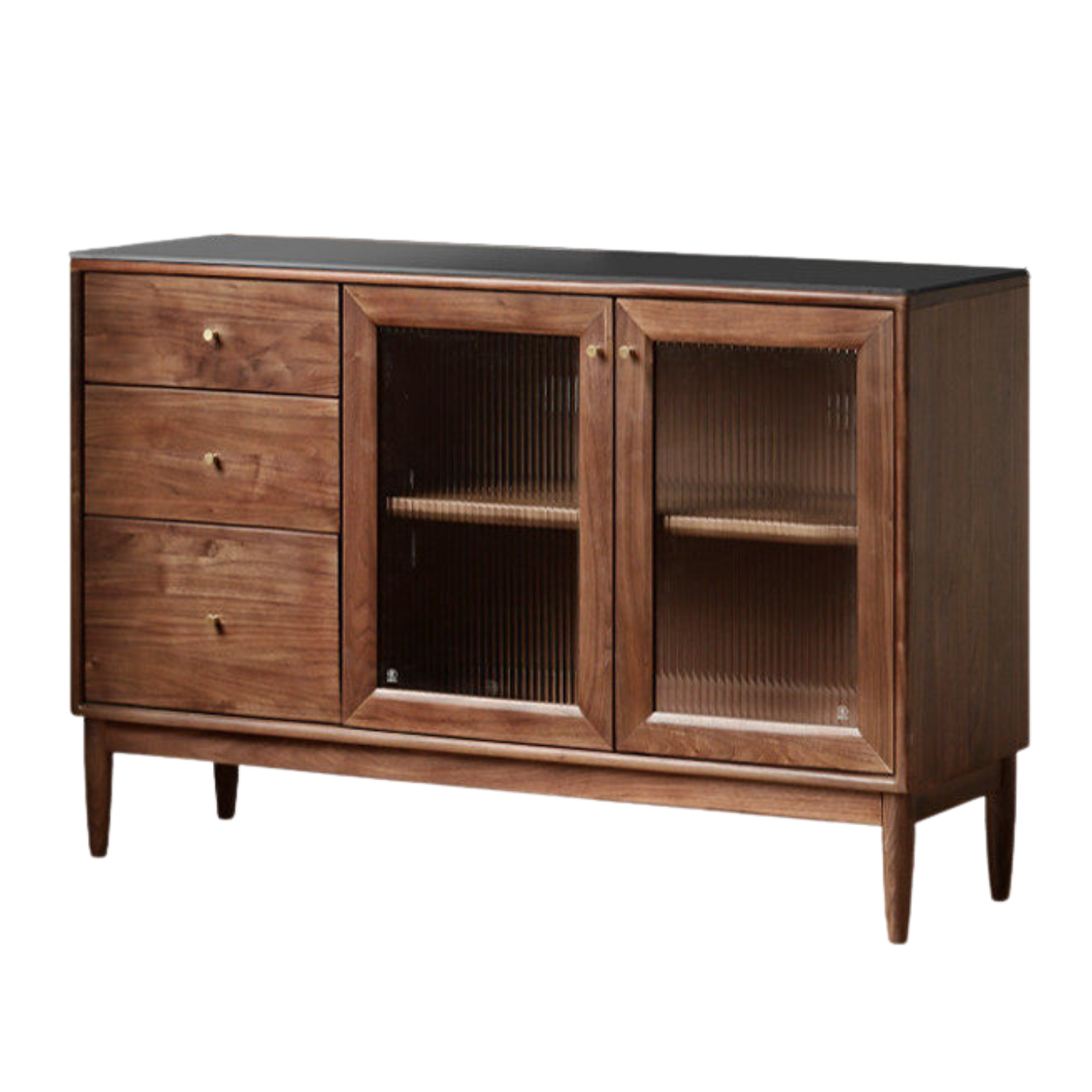 Black Walnut , South American Walnut, Catalpa Solid Wood Sideboard, Buffet Cabinet
