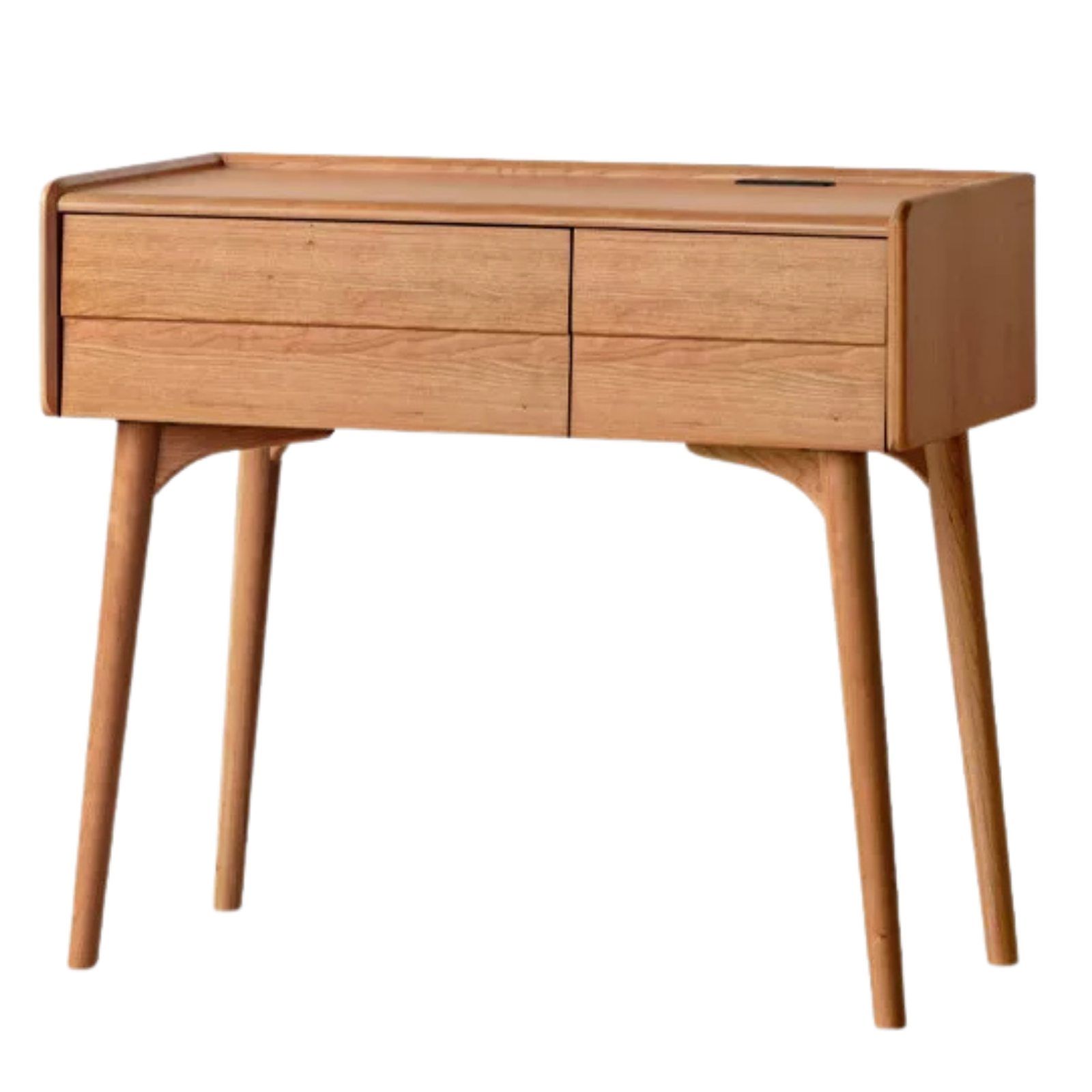 Cherry Solid Wood Retro Style Vanity Table.