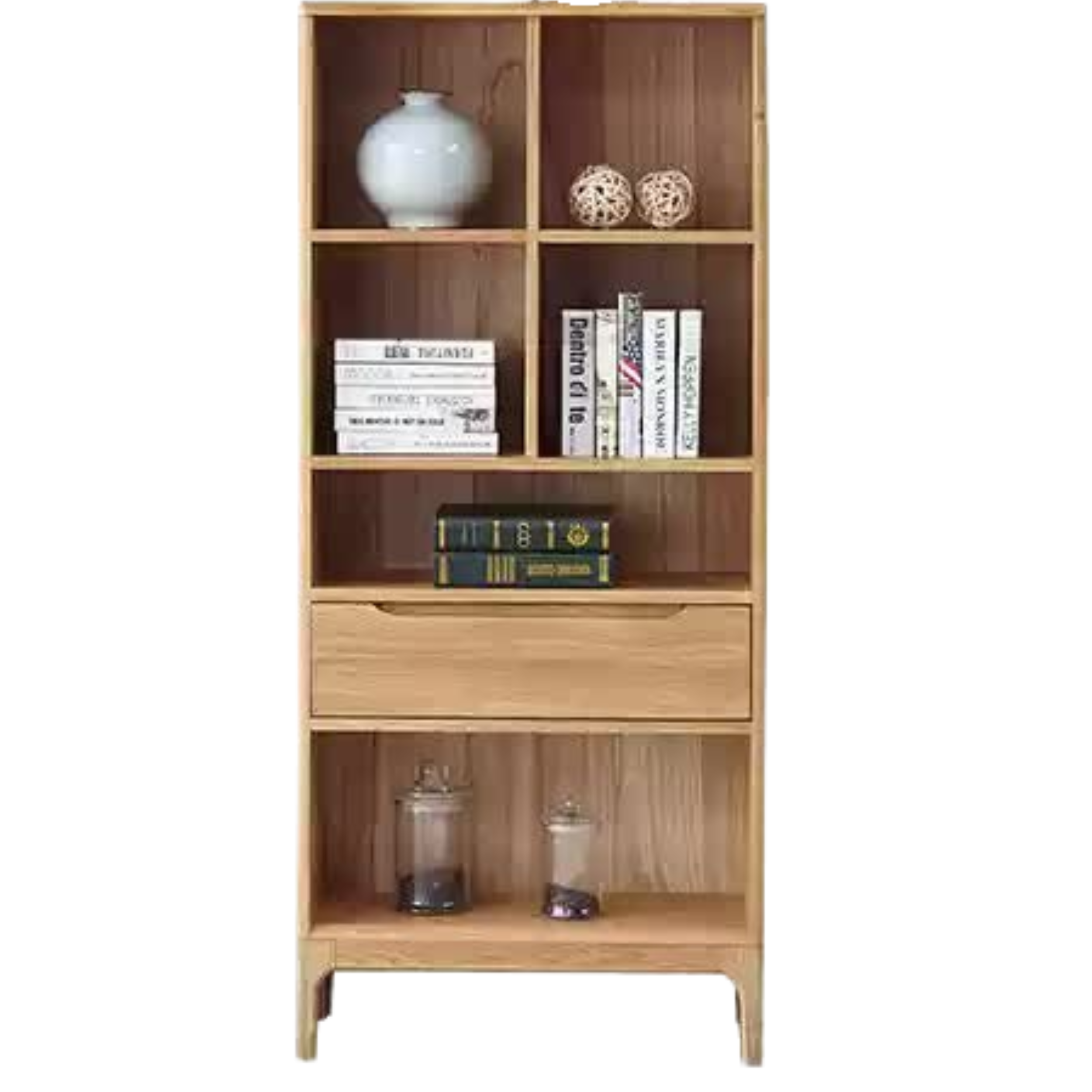 Oak Solid Wood Japanese Style Bookcase