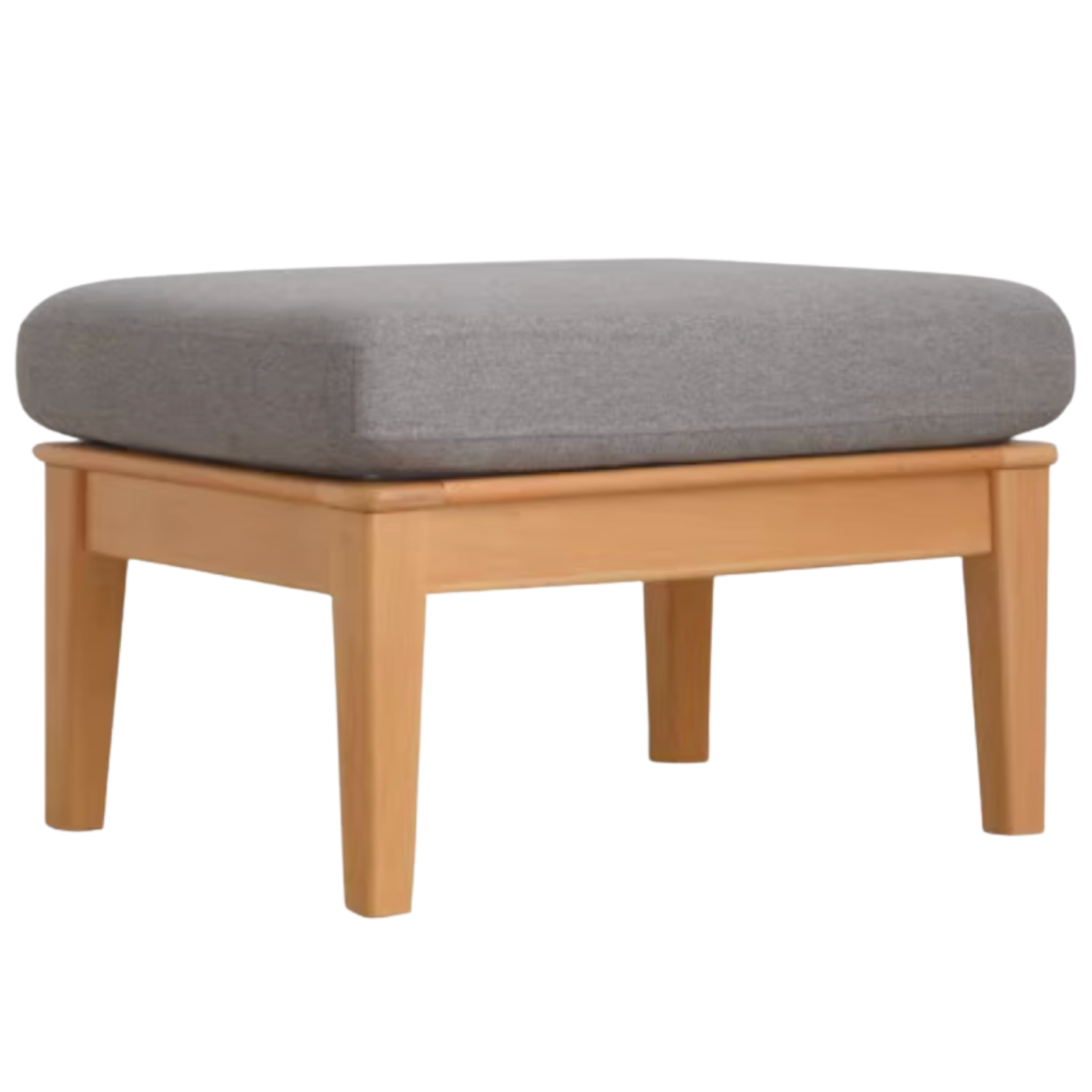 Beech Solid Wood Armchair Modern Minimalist)