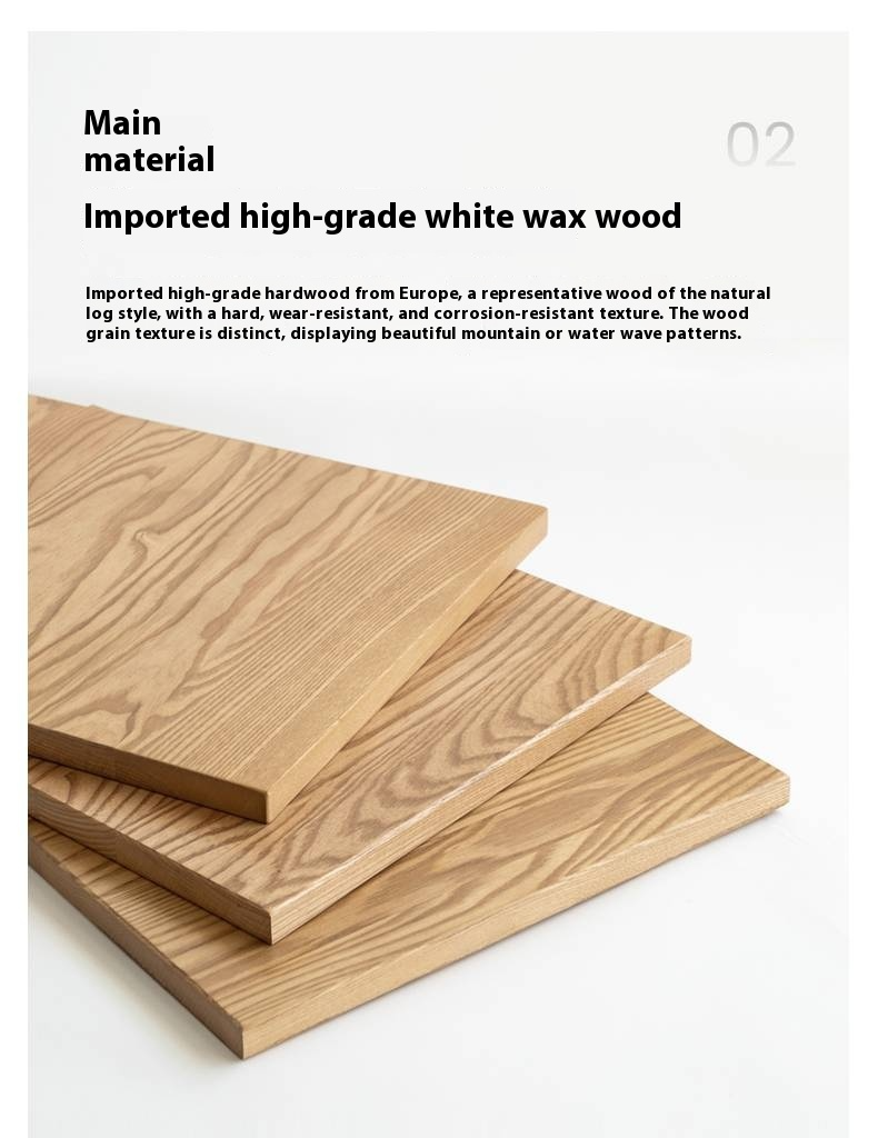 Ash Solid Wood Box Bed Modern Simple