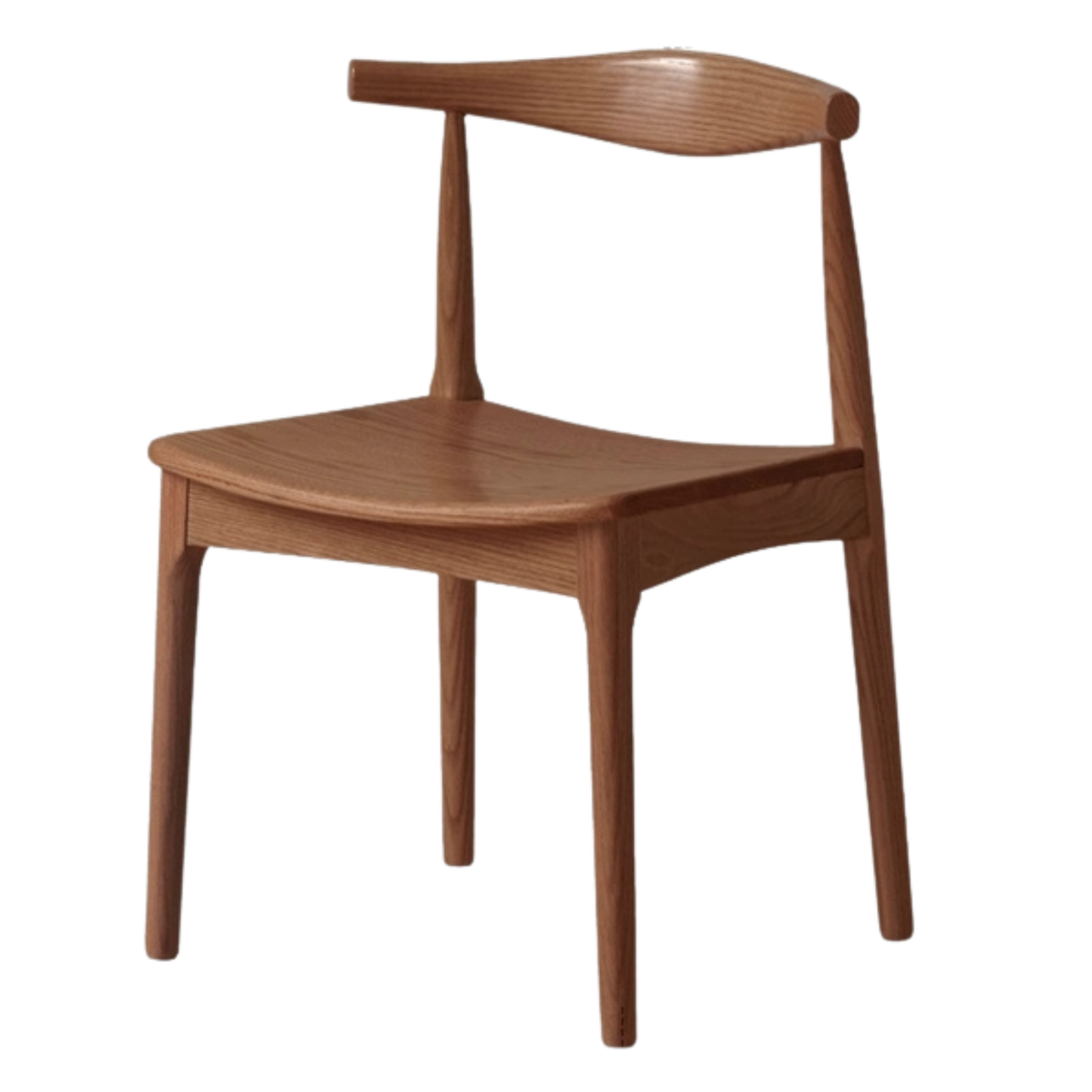 Set 4 pcs Black Walnut, Ash, Oak Solid Wood-Horn Chair