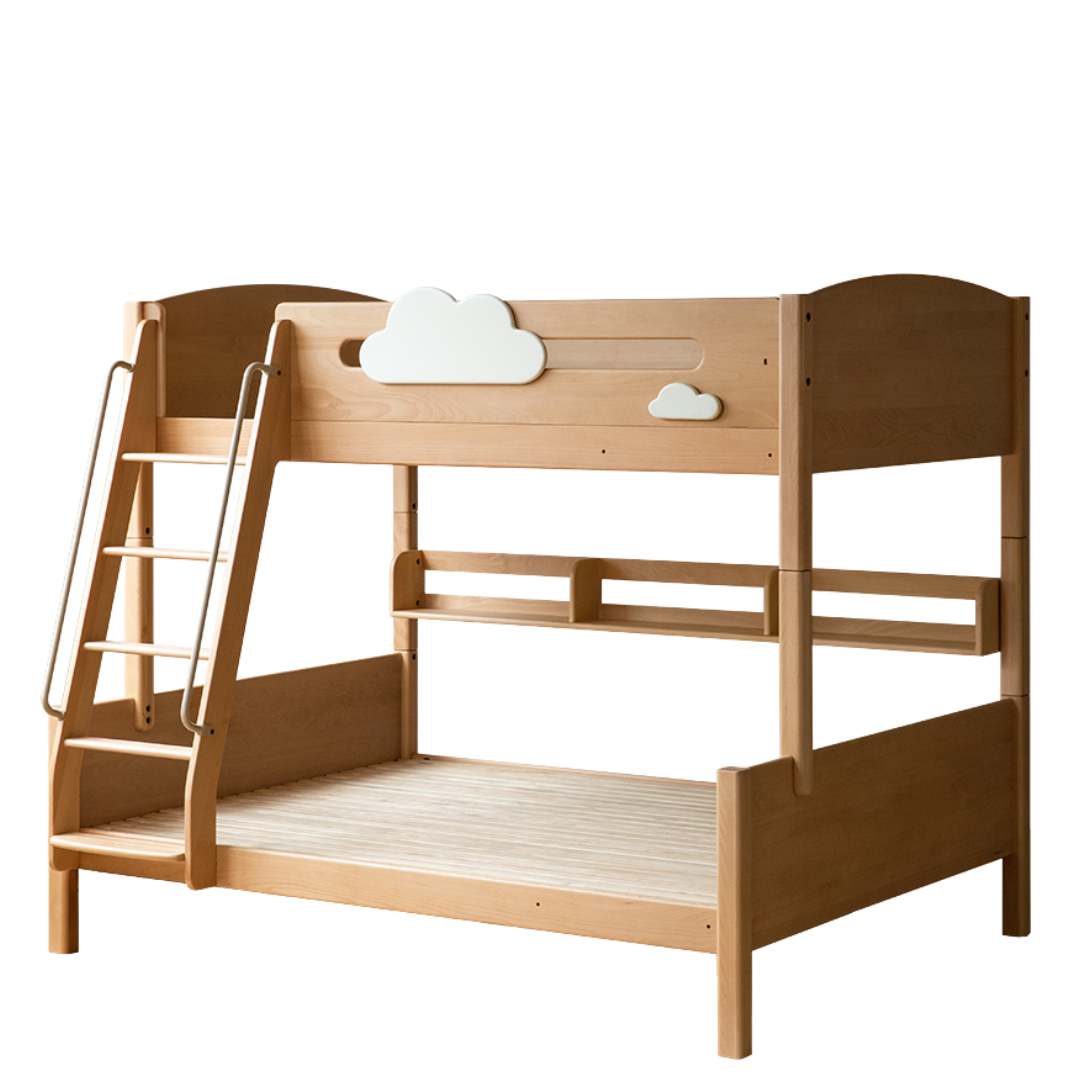 Beech Solid Wood Children's Bunk Bed