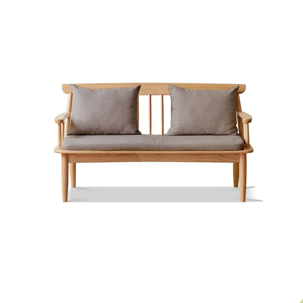 Oak Solid Wood Windsor Sofa Winter/Summer Dual Use.