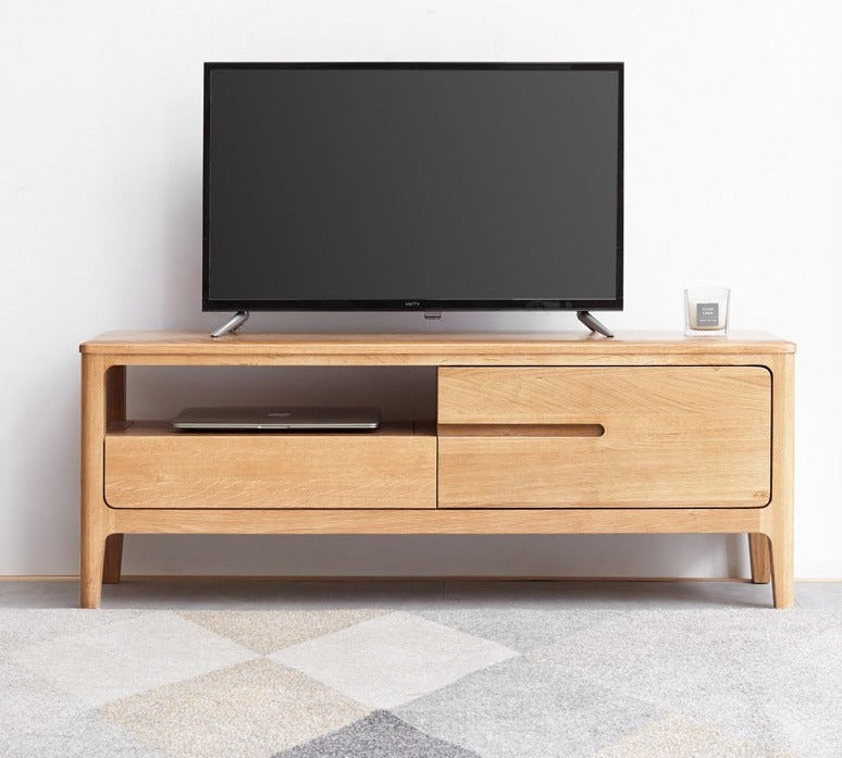 Oak Solid Wood Various Styles TV Stand Small Size