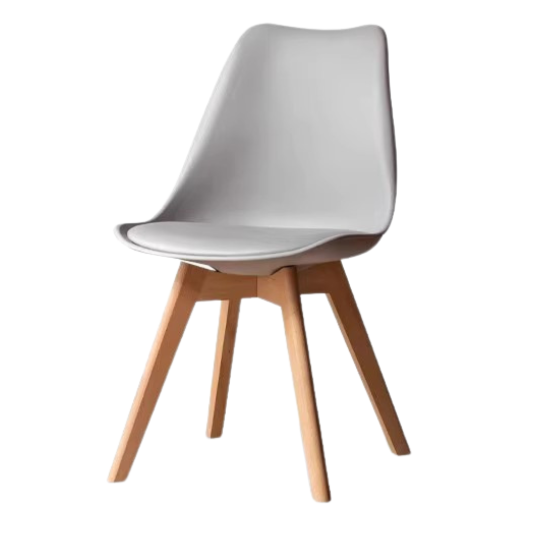 Oak, Beech Solid Wood Eames Chair 4 Pcs Set