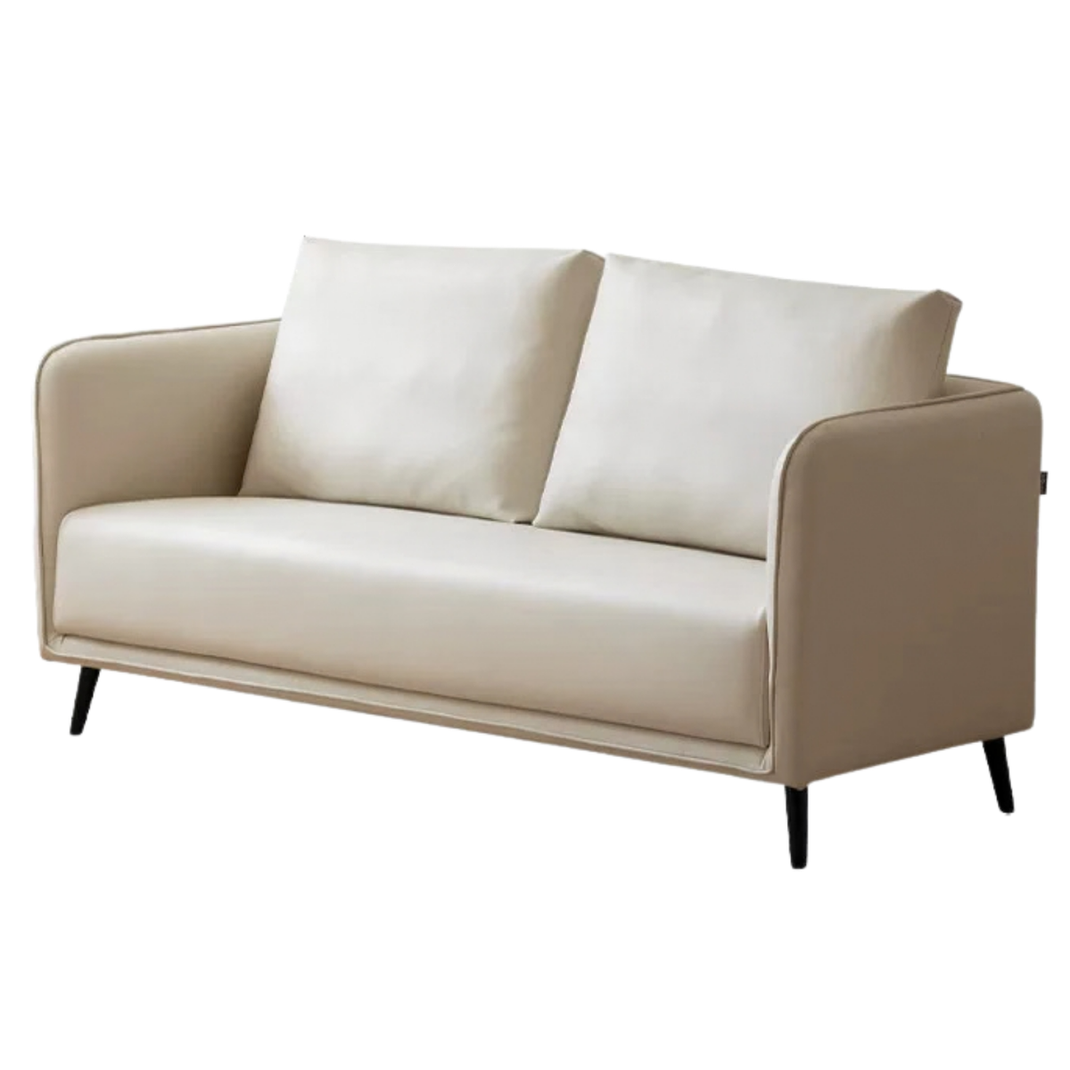 Genuine Leather, eco-leather ultra-slim modern design sofa