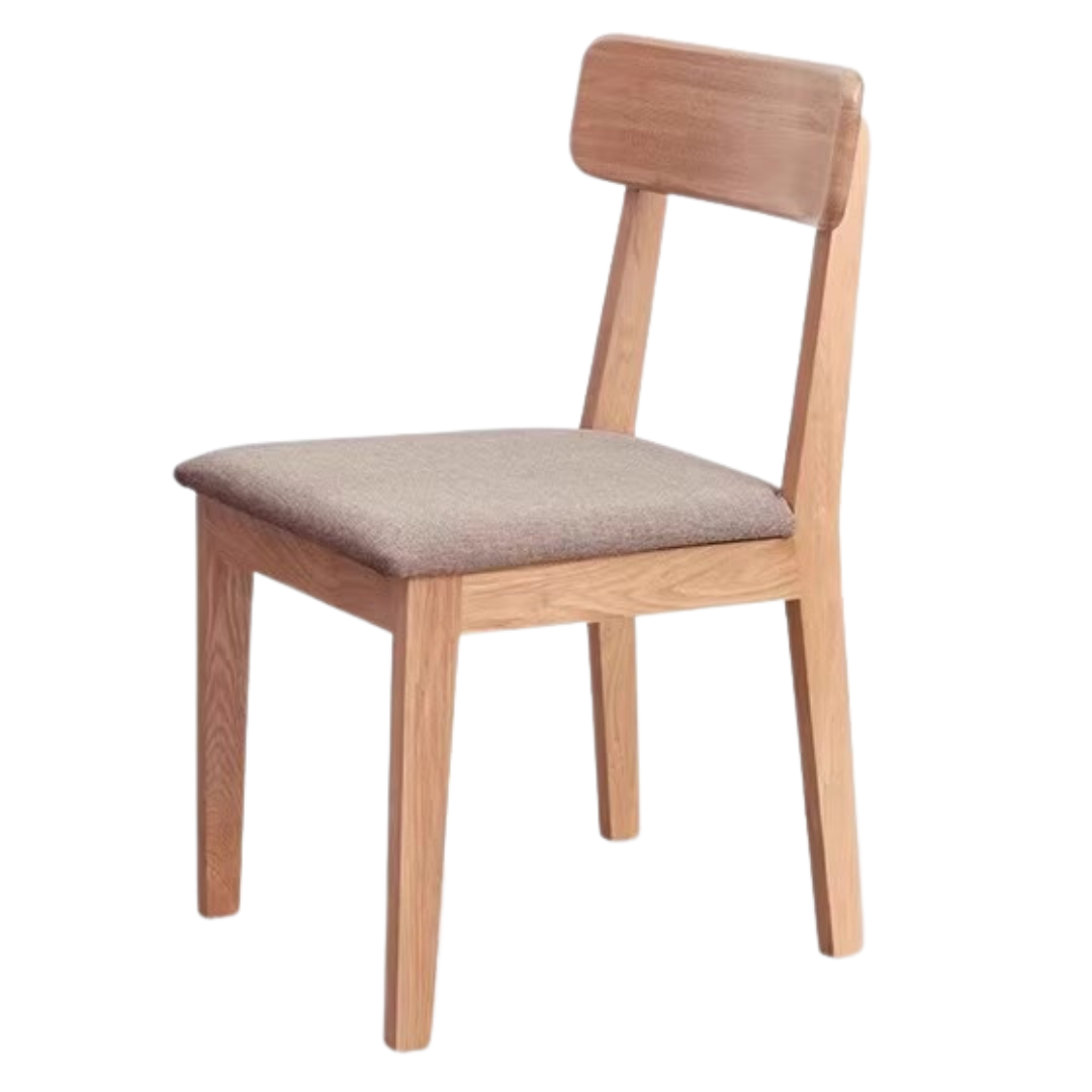 Black Walnut, Ash, Oak Solid Wood, Solid Rubberwood Dining Chair Set of 4