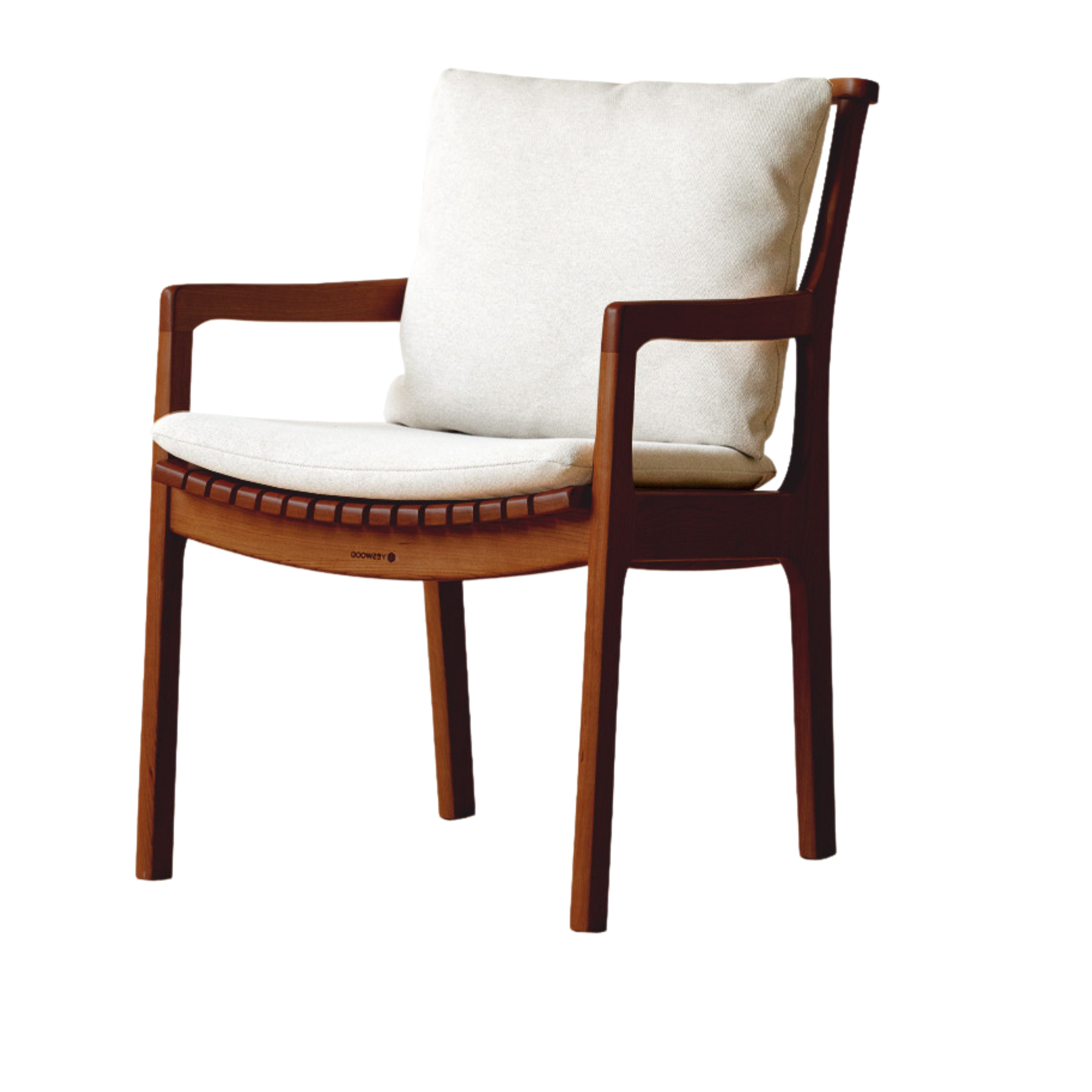 Cherry, Ash, Oak, Beech Solid Wood Book Chair Comfortable Soft Back Chair