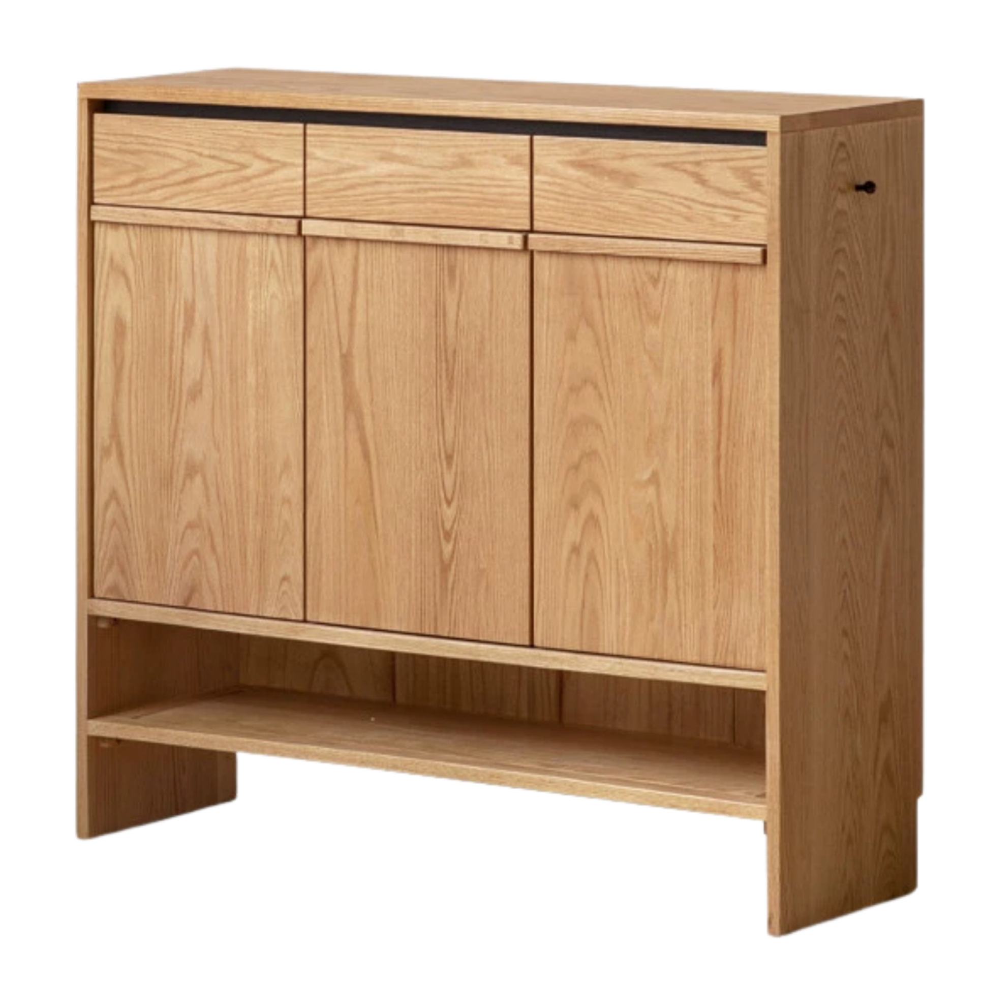 Oak Solid Wood Capacity Shoe Cabinet