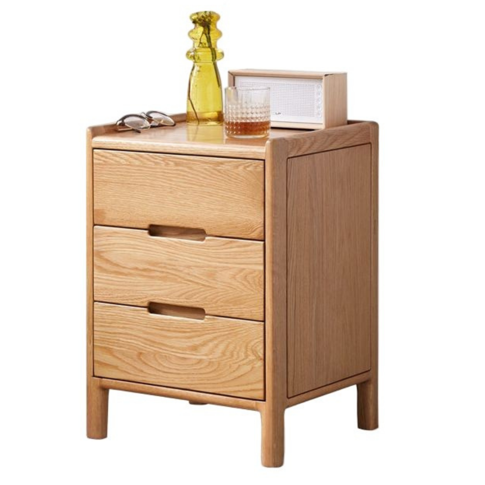 Oak, Ash, Beech Solid Wood Modern Simple Nightstand