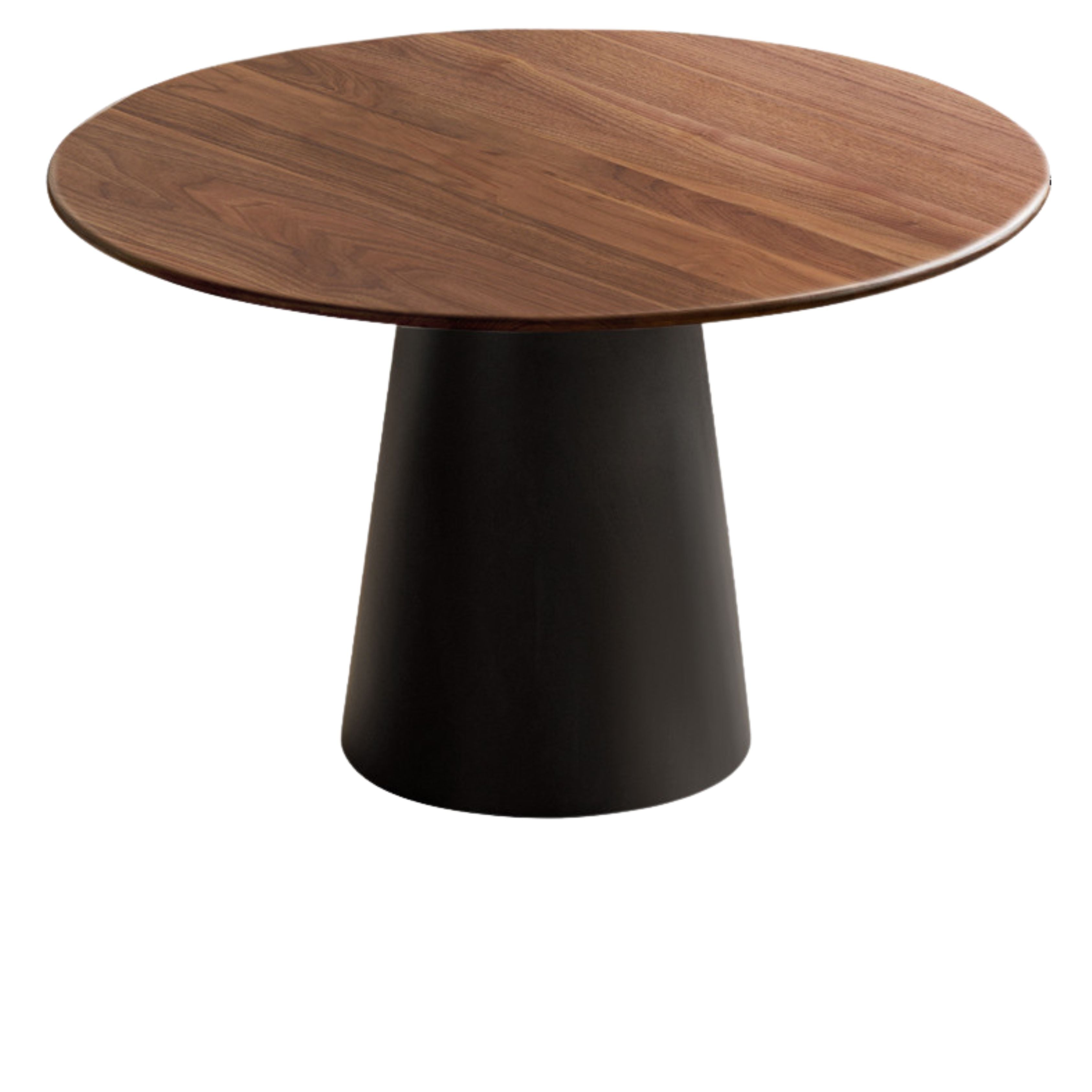 Black Walnut, Oak Solid Wood, Sandalwood Rock Slab Round Dining Table