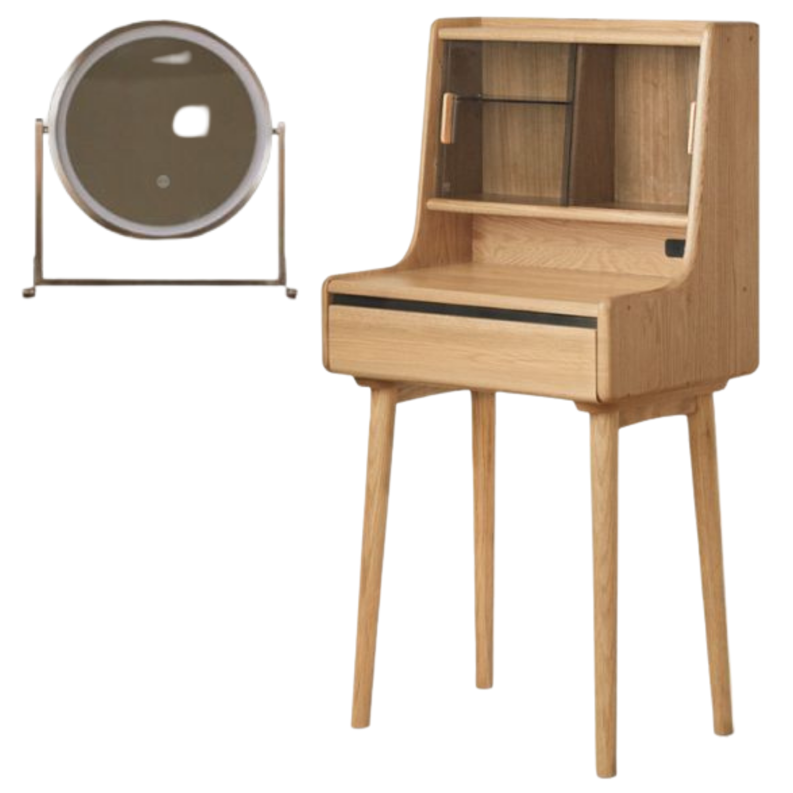 Ash Solid Wood Modern Dressing Table