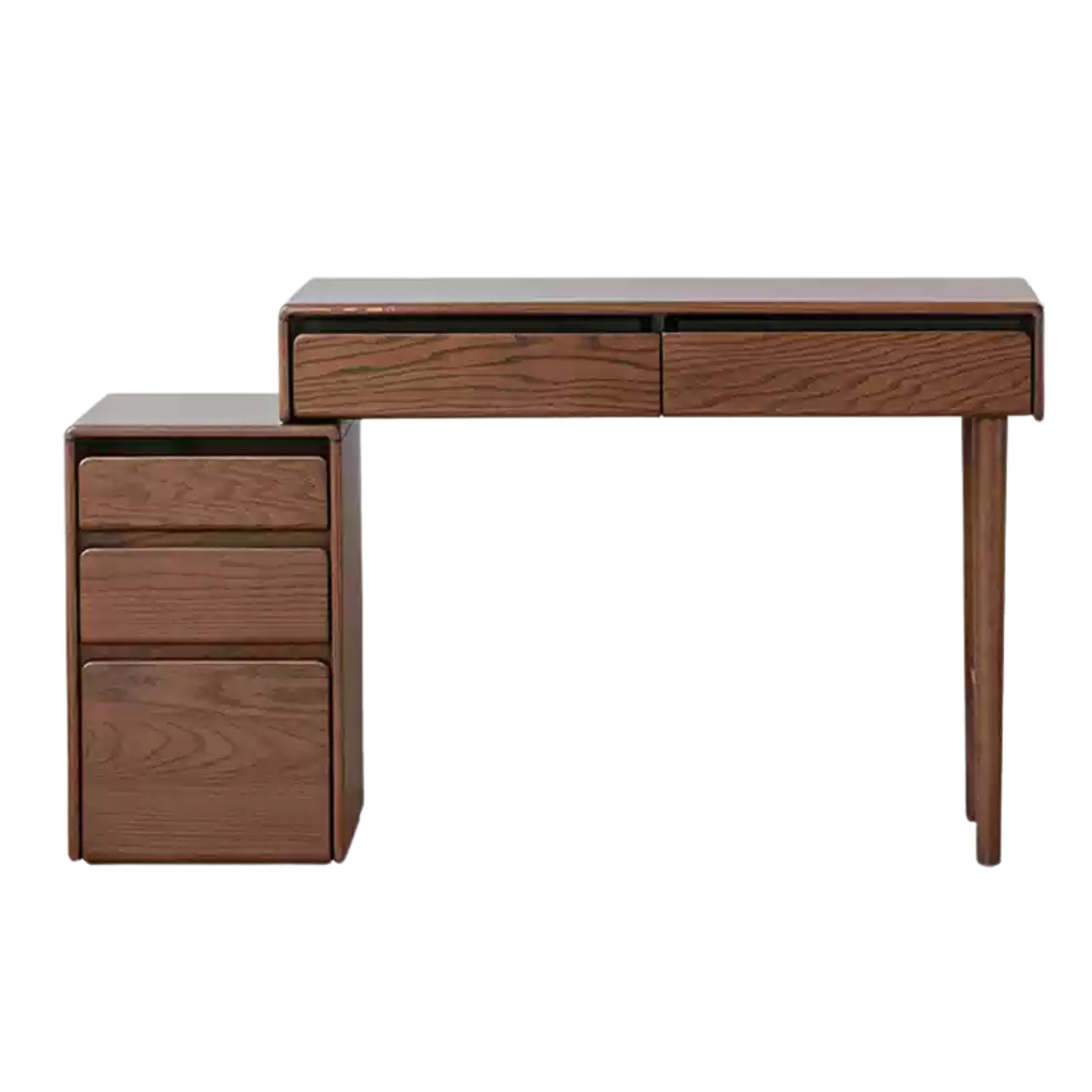 Oak Solid Wood Retractable Modern Dressing Table.