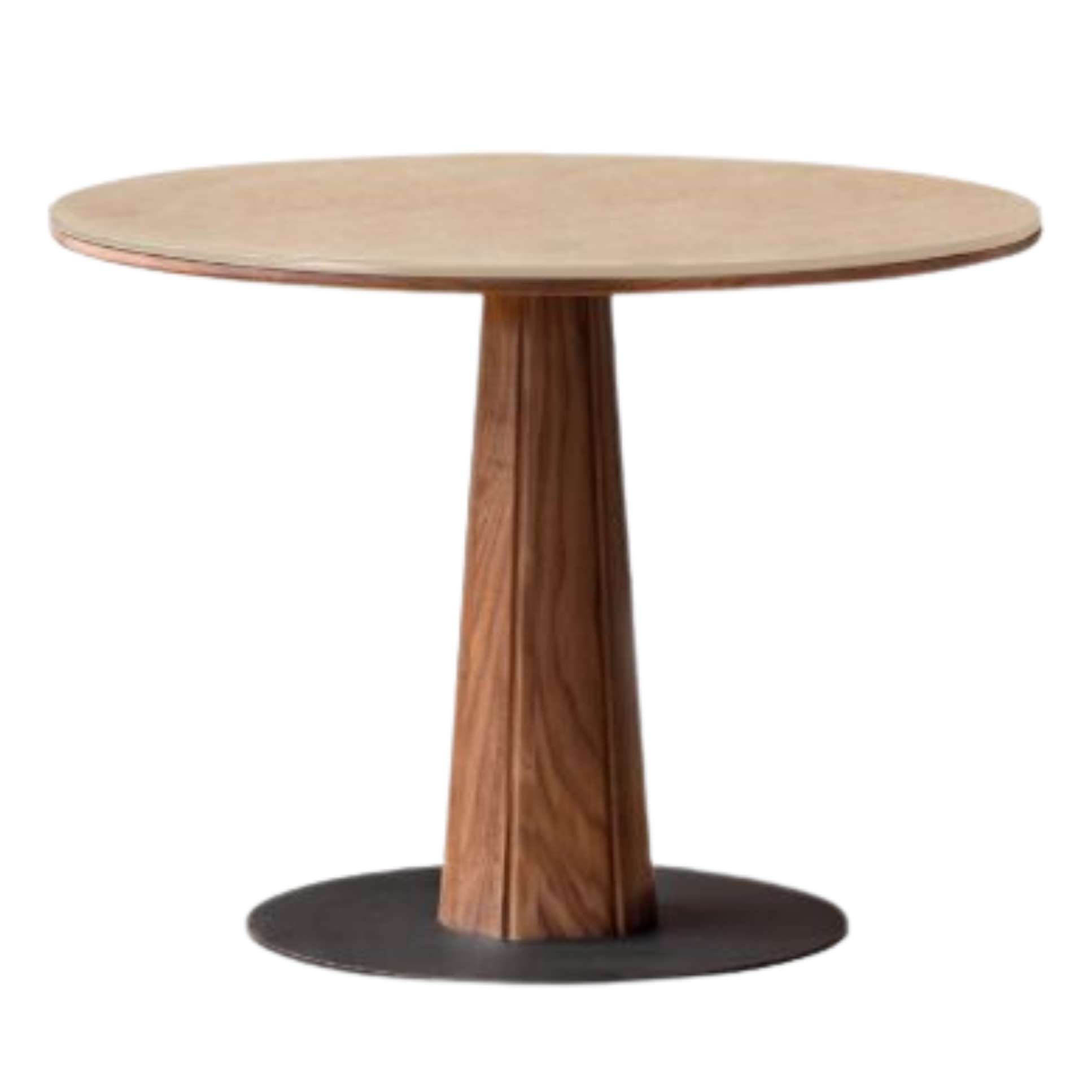 Black Walnut, Ash, Sandalwood Solid Wood Round Dining Table