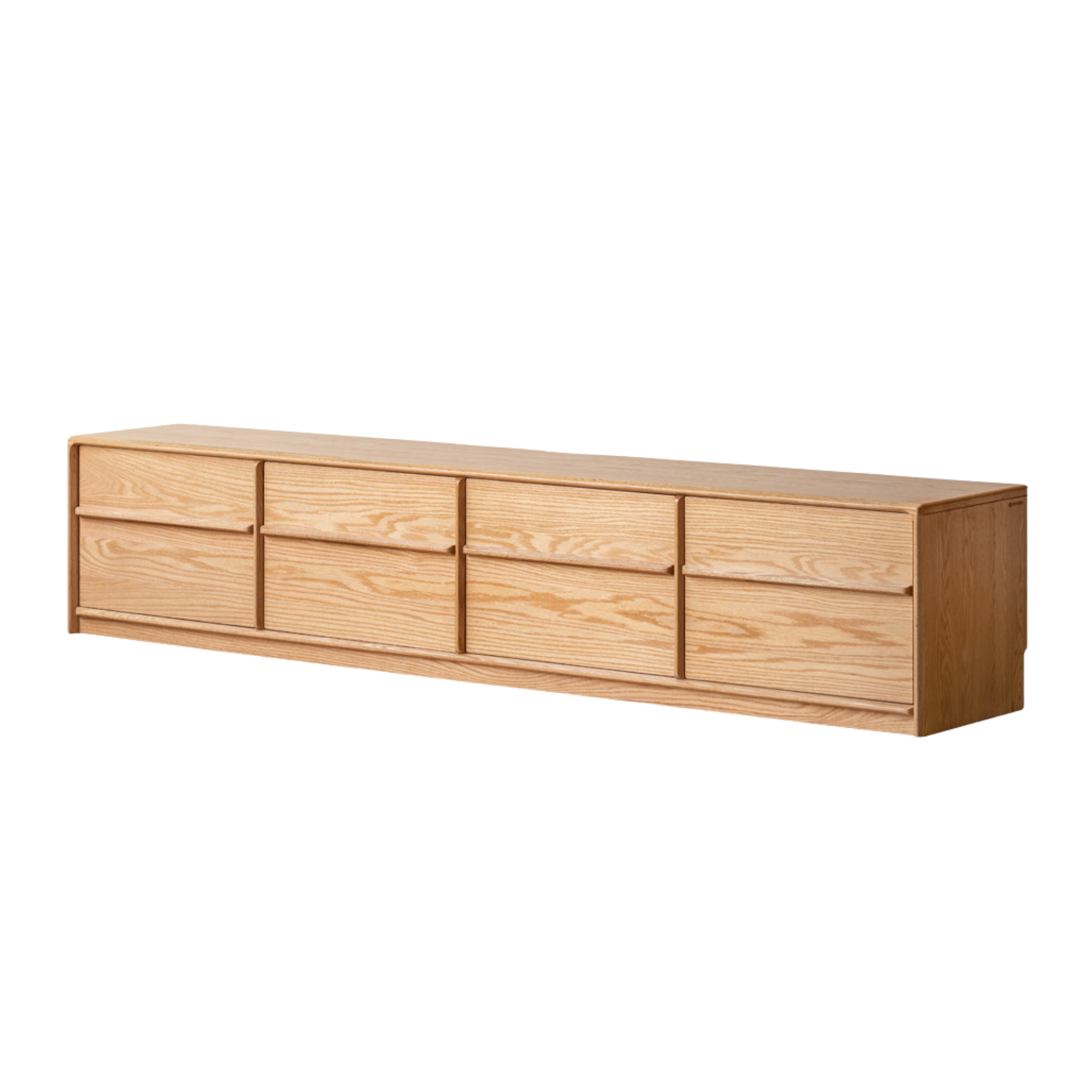 Oak, Ash Solid Wood Modern Skeleton Line TV Cabinet