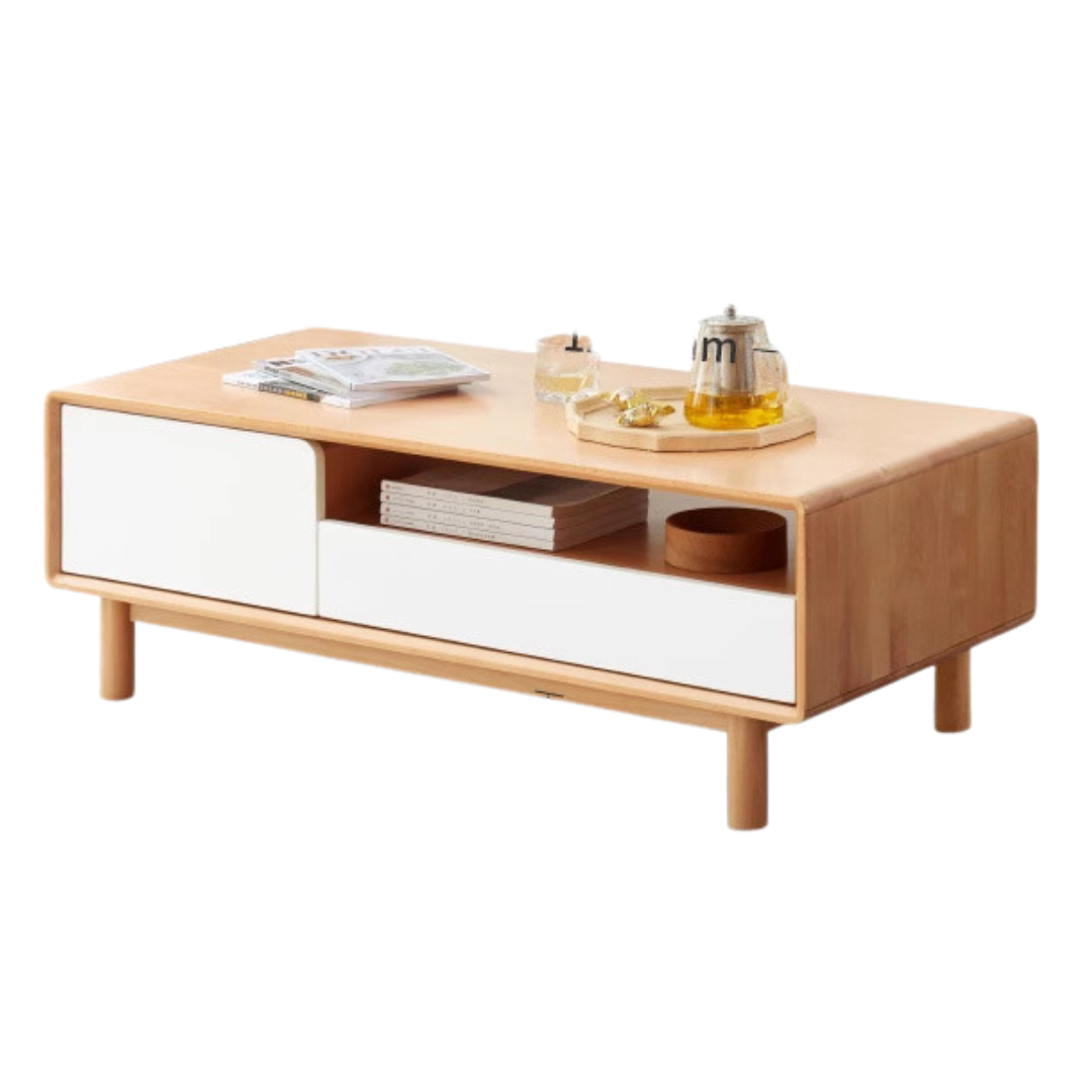 Beech Solid Wood Warm Coffee Table