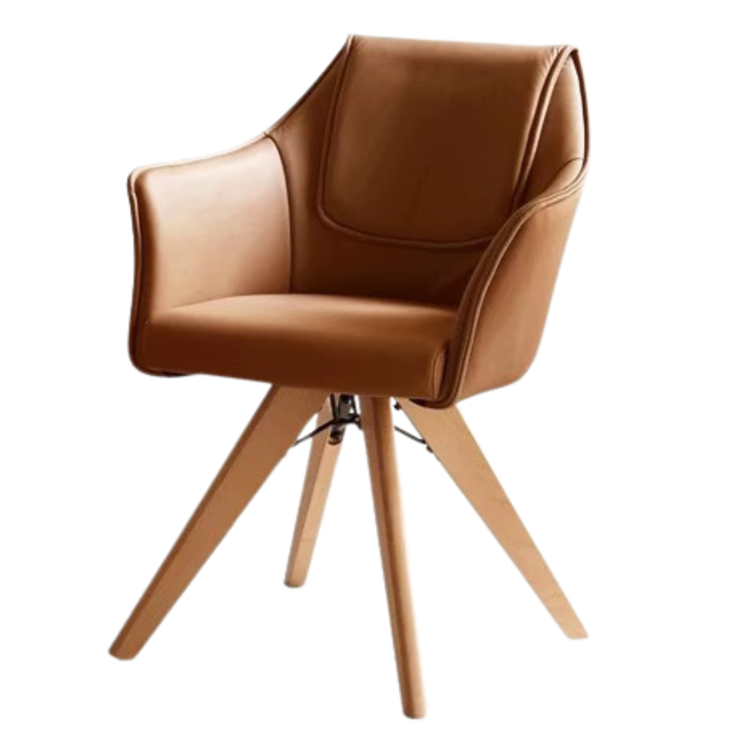 Beech Solid Wood Soft Chair Rotate 360