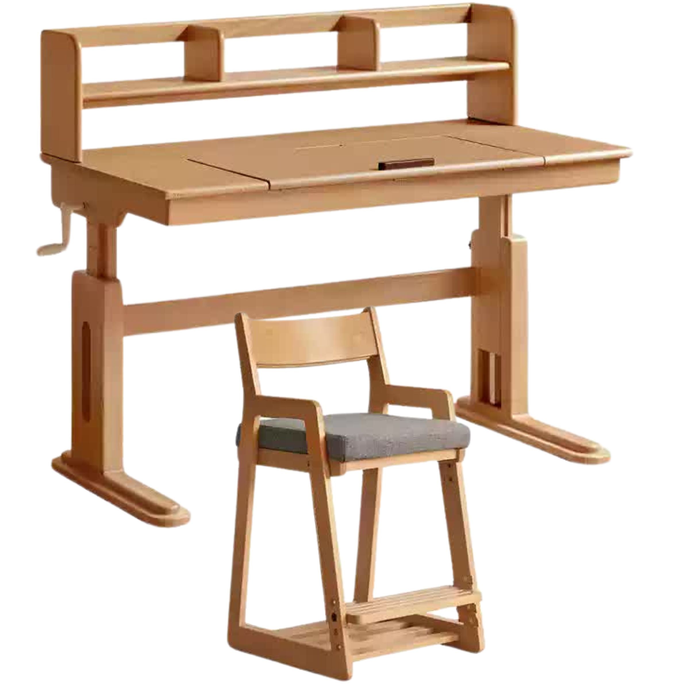 Beech Solid Wood Children's Study Table.