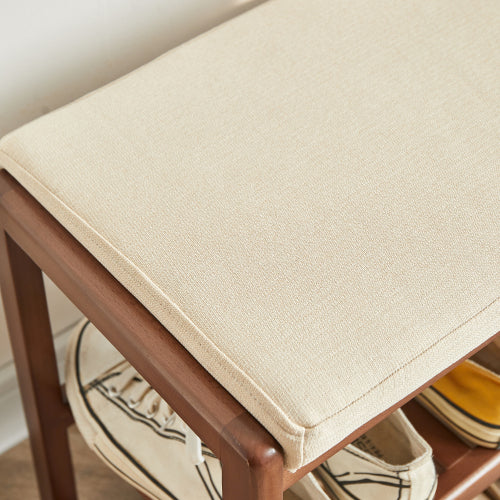 Beech Solid Wood Shoe Changing Stool