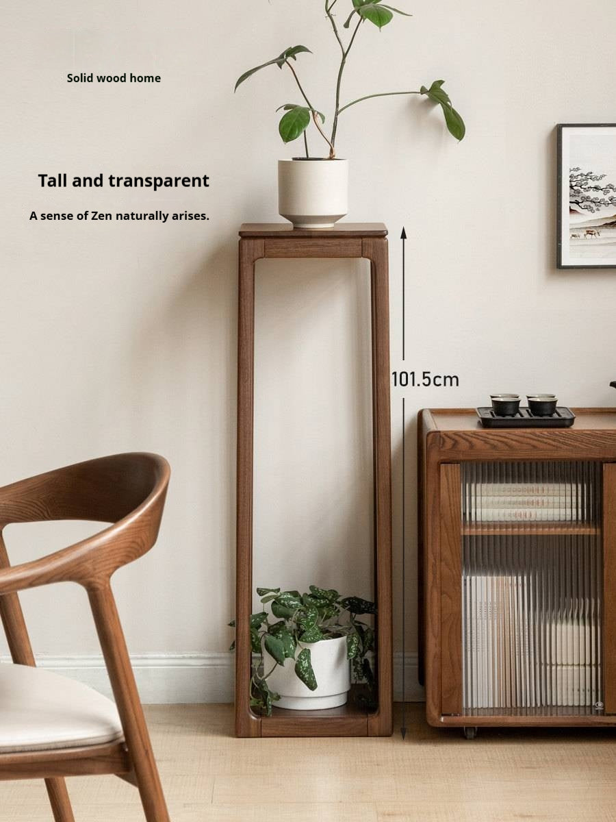 Black Walnut, Sandalwood Solid Double Layer Storage Flower Frame