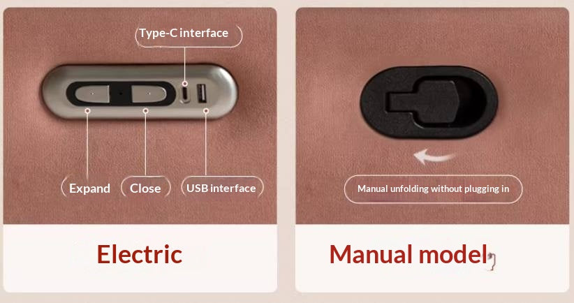 French Vintage Electric Recliner Chair with Cat-Scratch Resistant Fabric