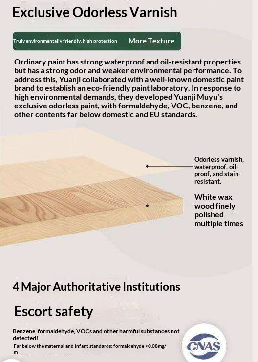 Ash Solid Wood Modern Vanity Table