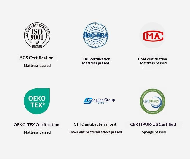 Zero-Glue Certified Natural Latex and Jute Mattress — Spring, Firm, Thick 22 cm