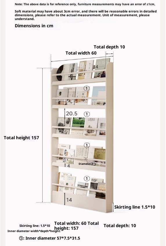 Solid RubberWood Cream Style Corner Bookshelf