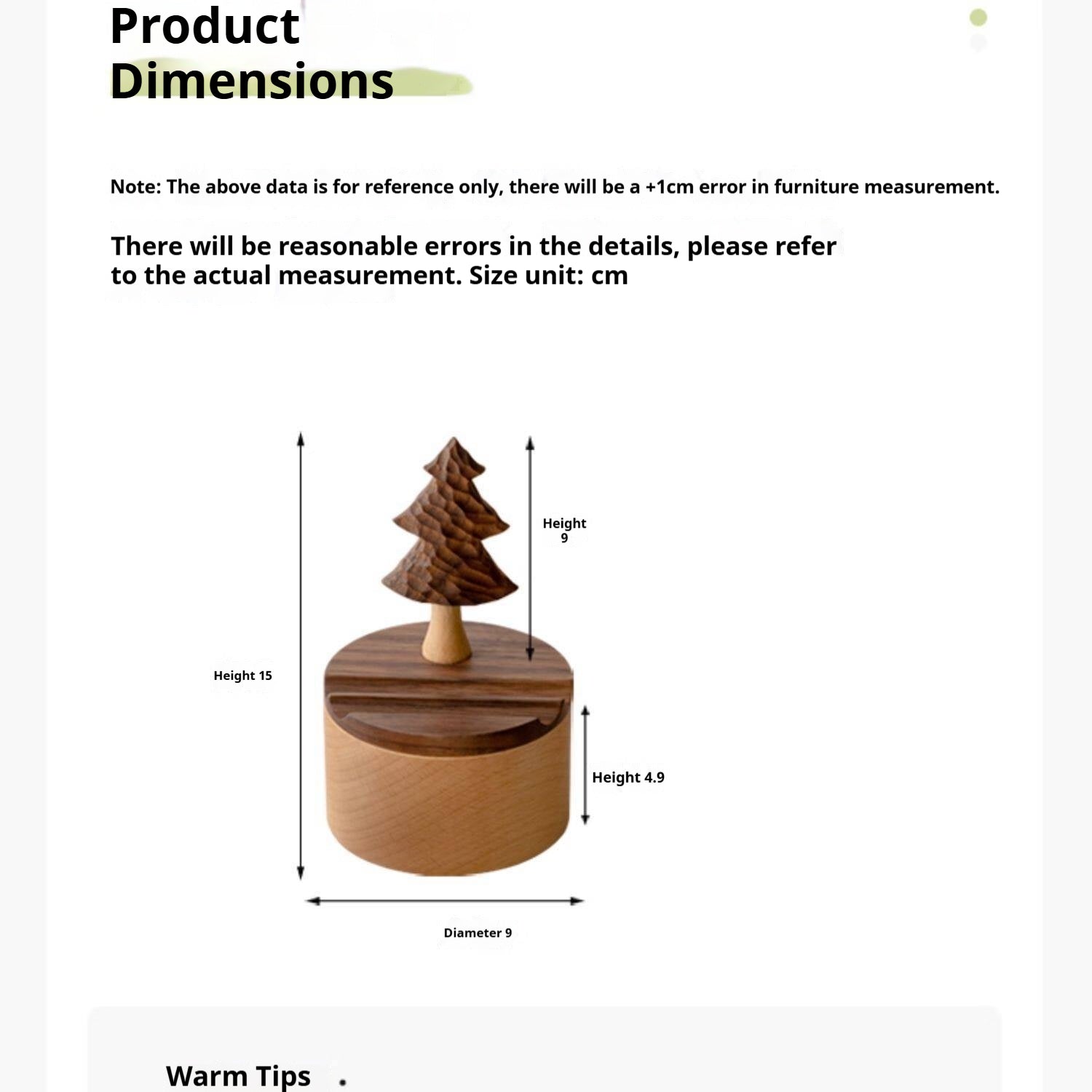 Black Walnut, Beech Solid Wood Phone Stand